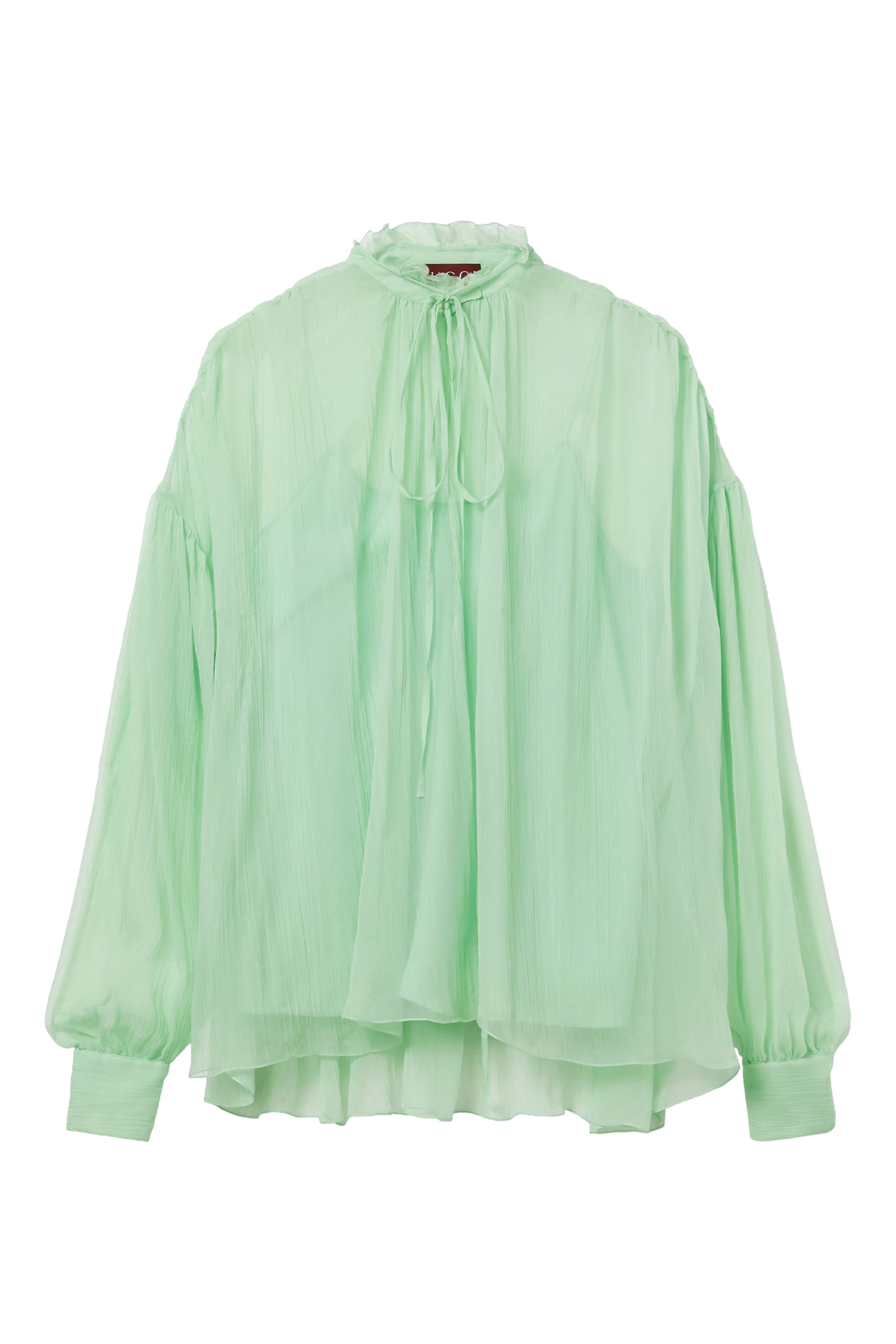 Silk Chiffon Creponne Top
