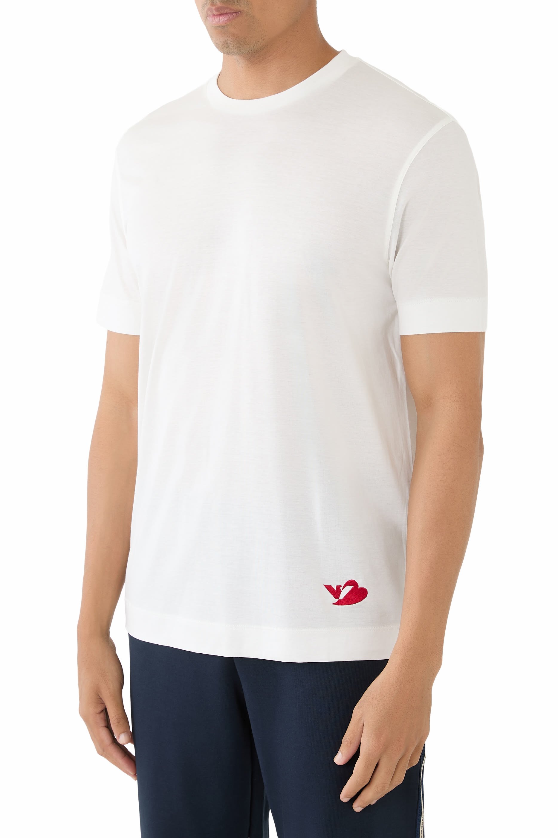 Heart Eagle Logo-Detail T-Shirt