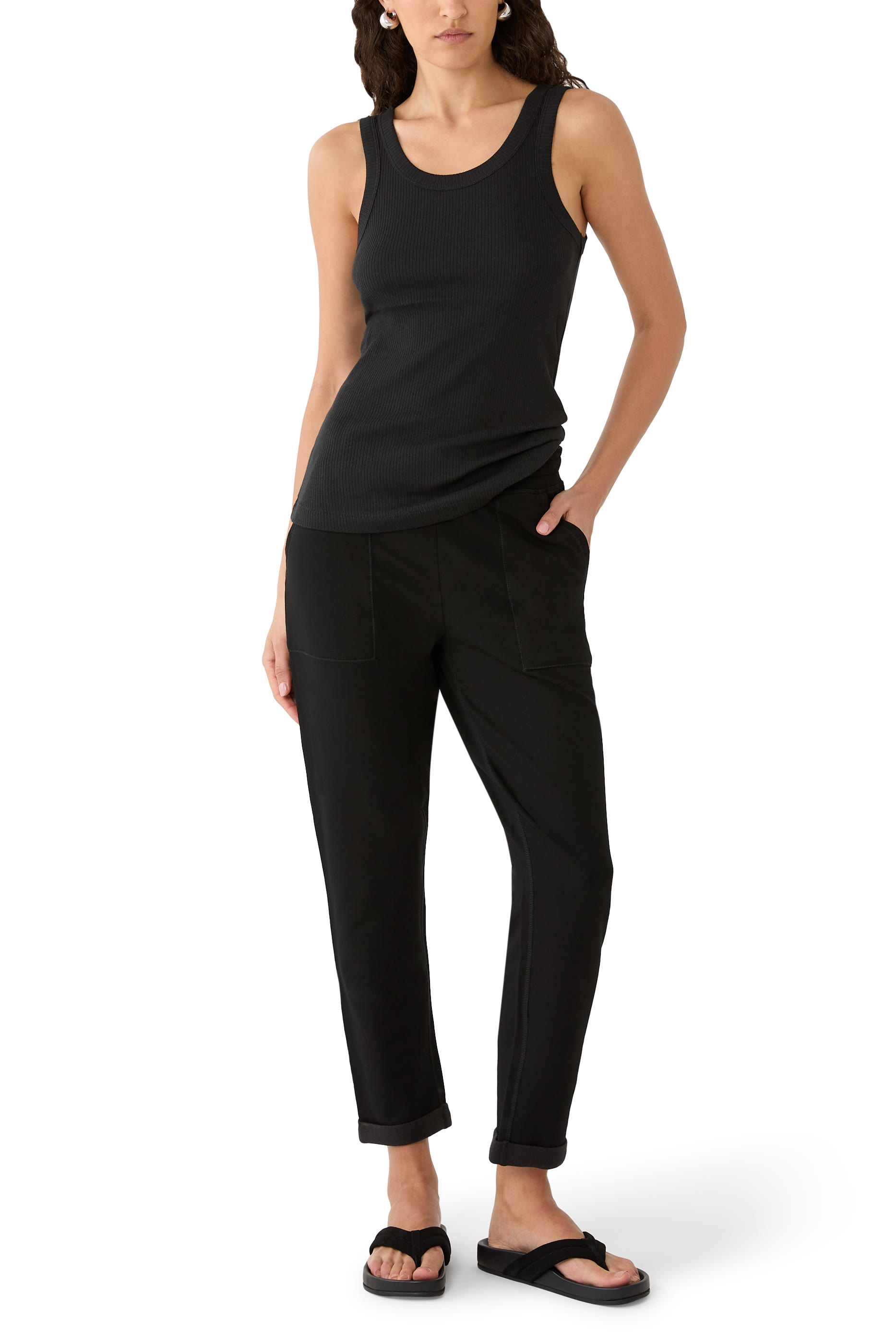 Fleeceback Turn Up Cuff Jogger 