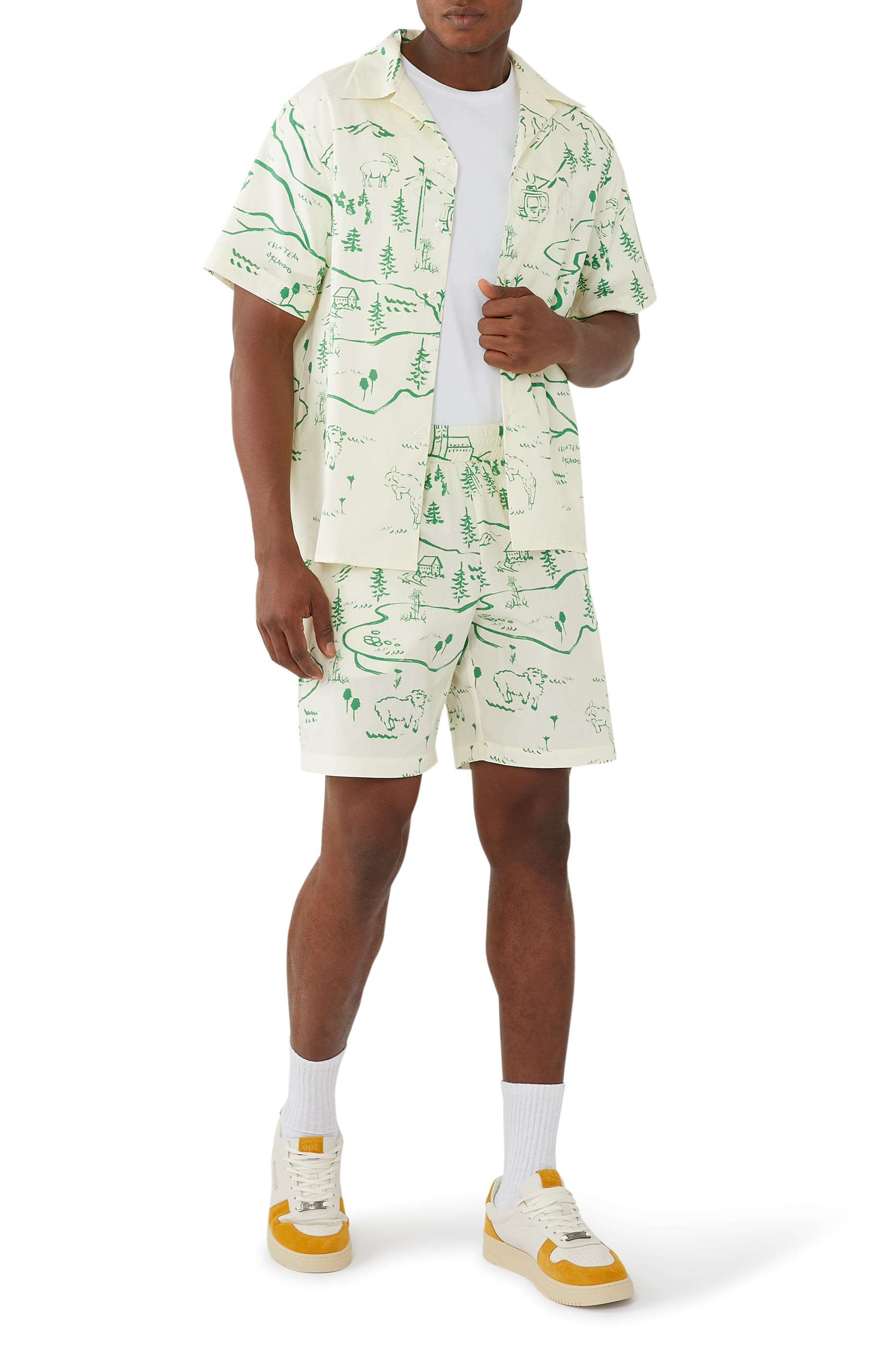 Mountain Map Shorts