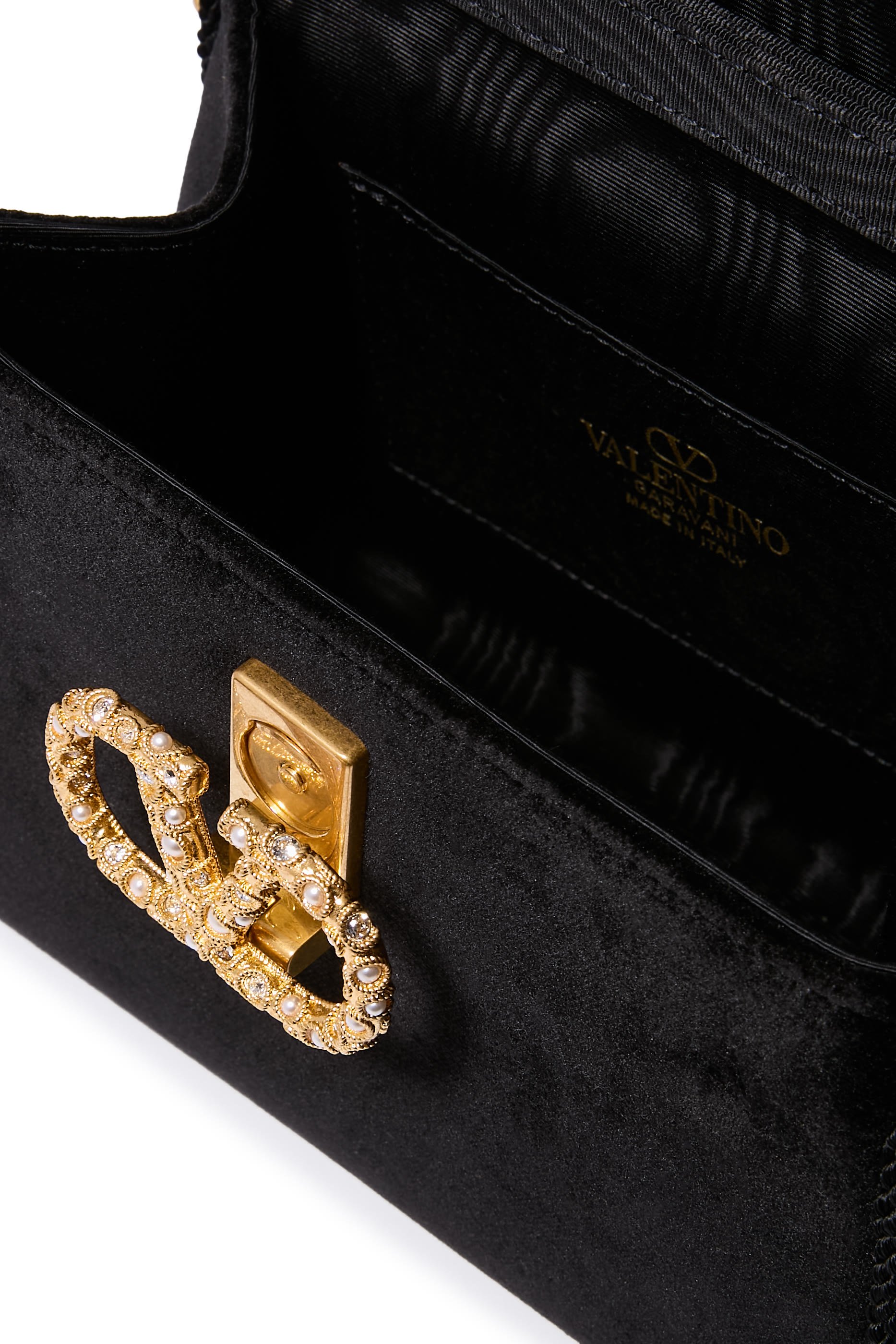 VSling Mini Velvet Top-Handle Bag