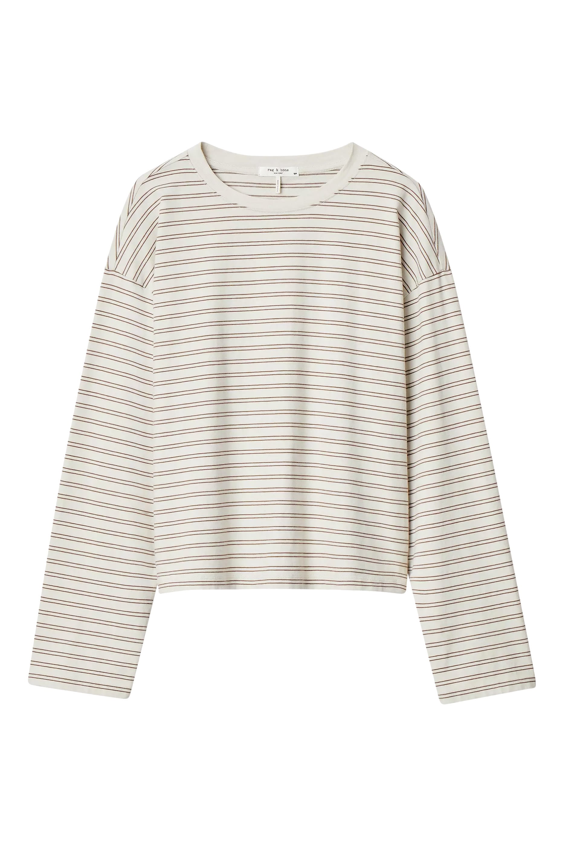 Kelly Boxy Striped Long-Sleeve T-Shirt