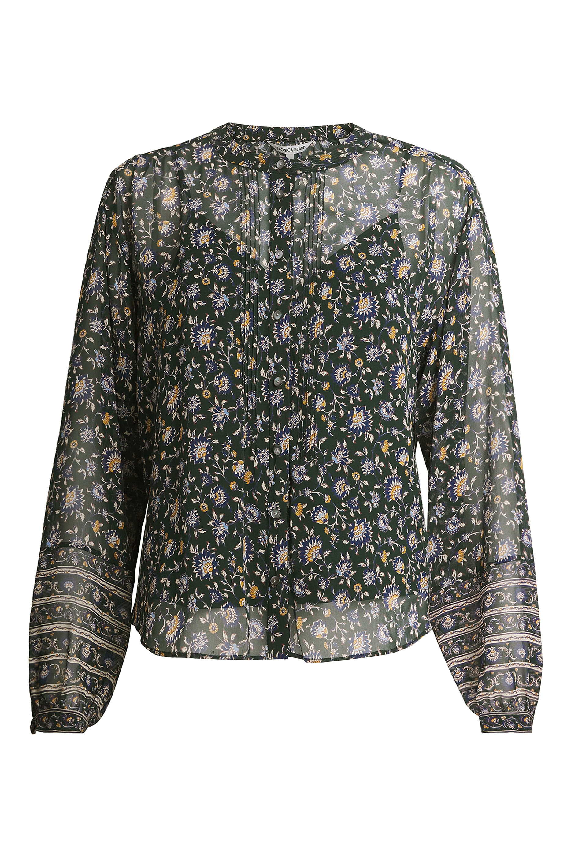 Lollie Floral Button-Down Blouse