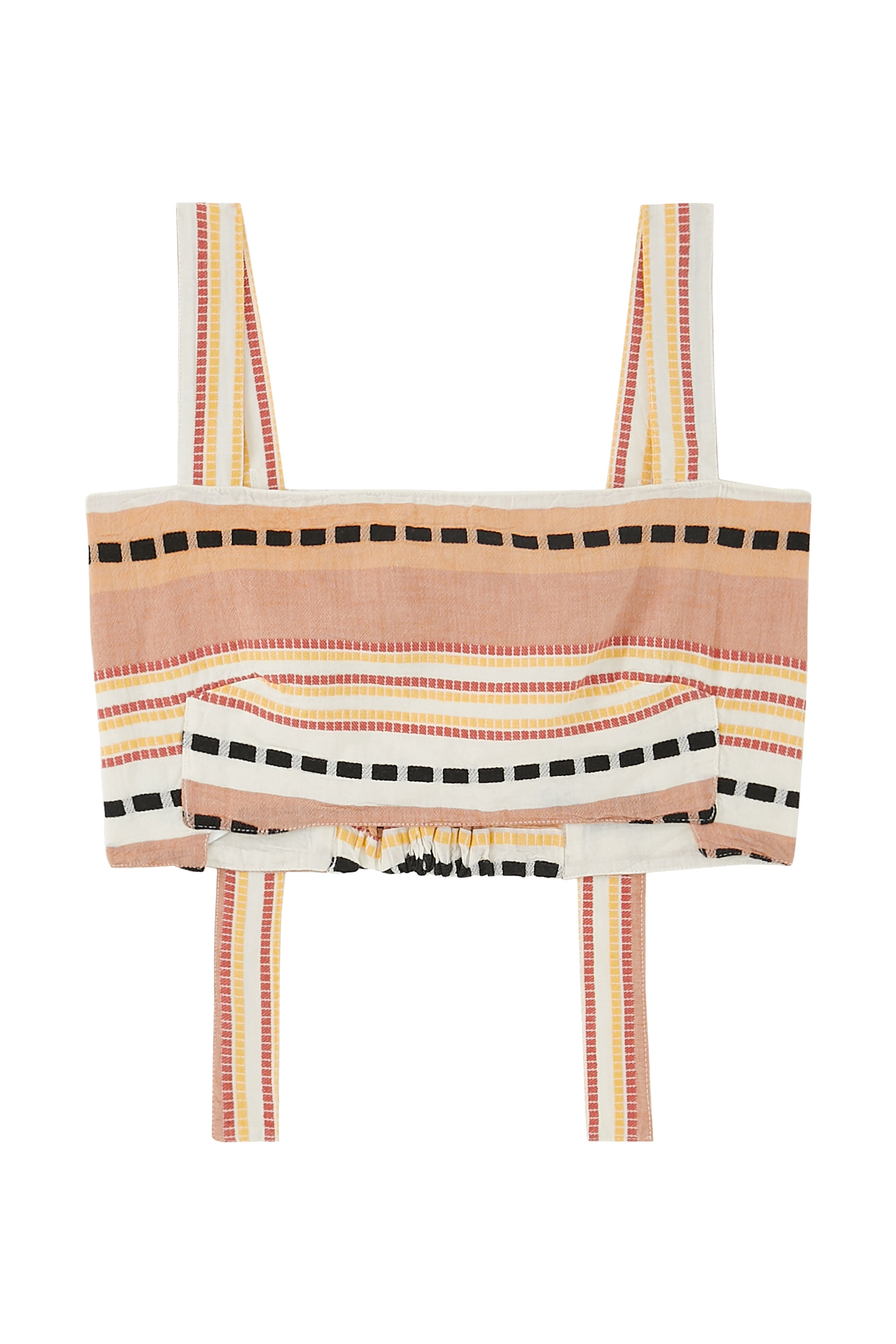 Zakar Striped Crop Top