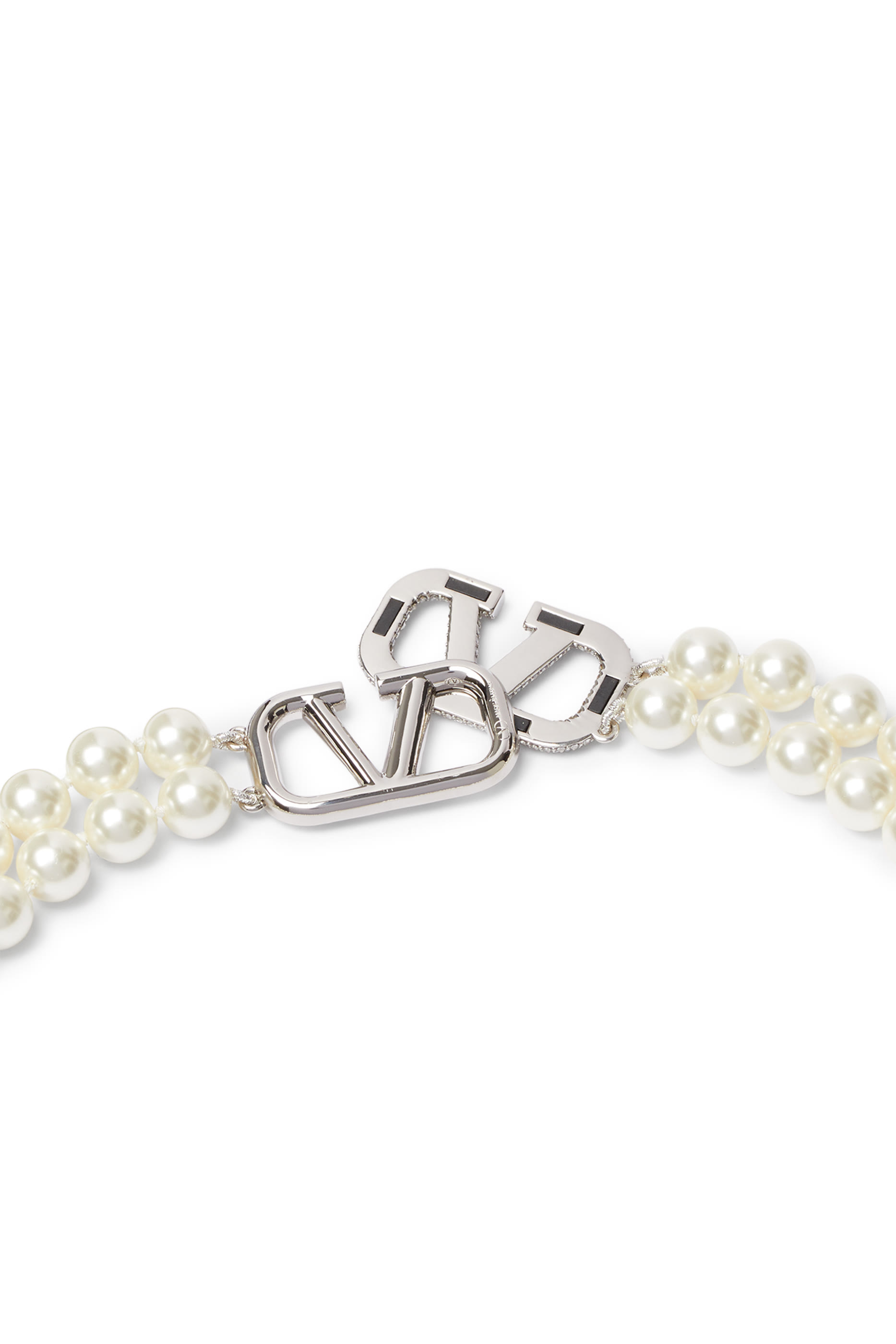 VLogo Signature Pearl Necklace