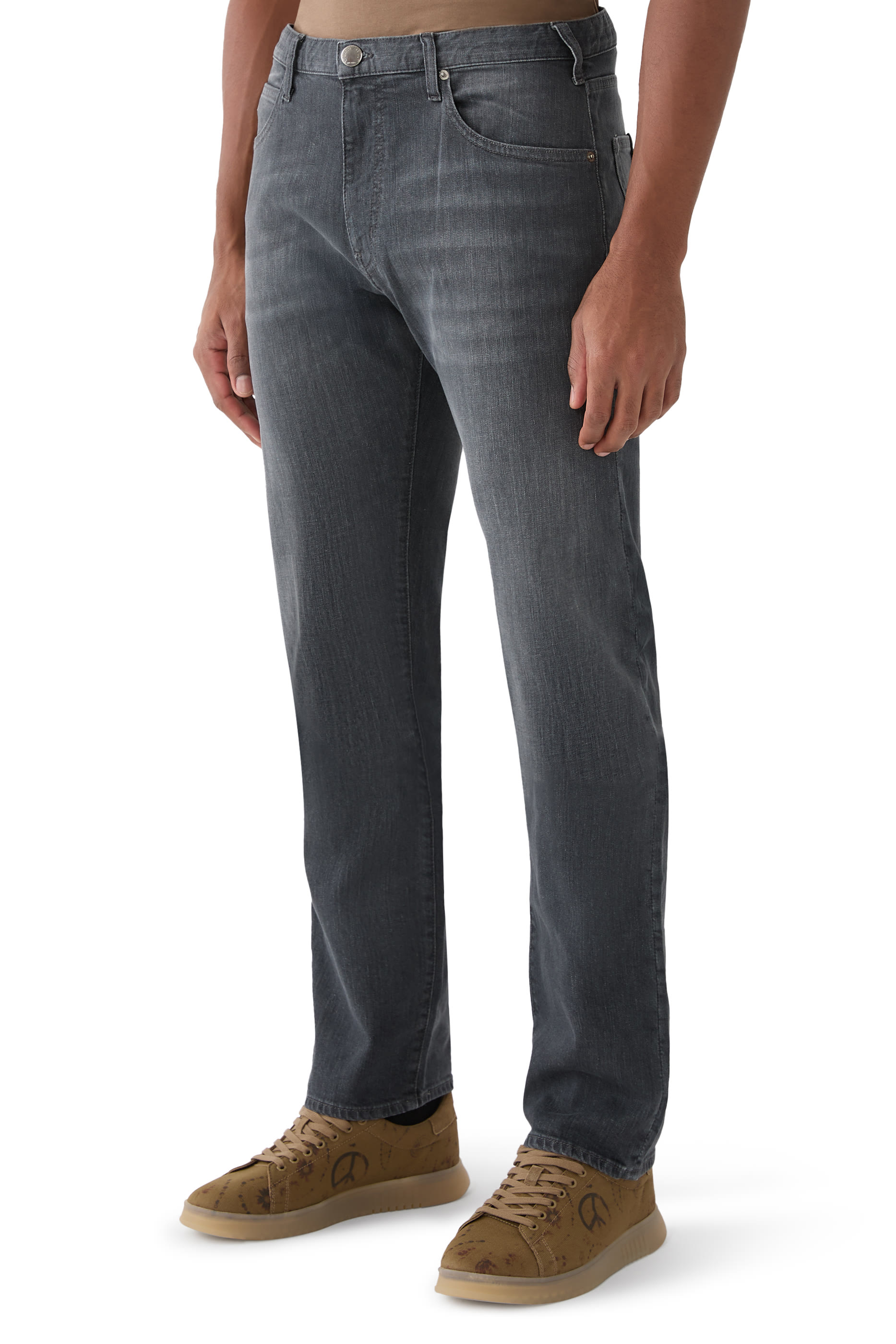 Regular-Fit Stretch Jeans