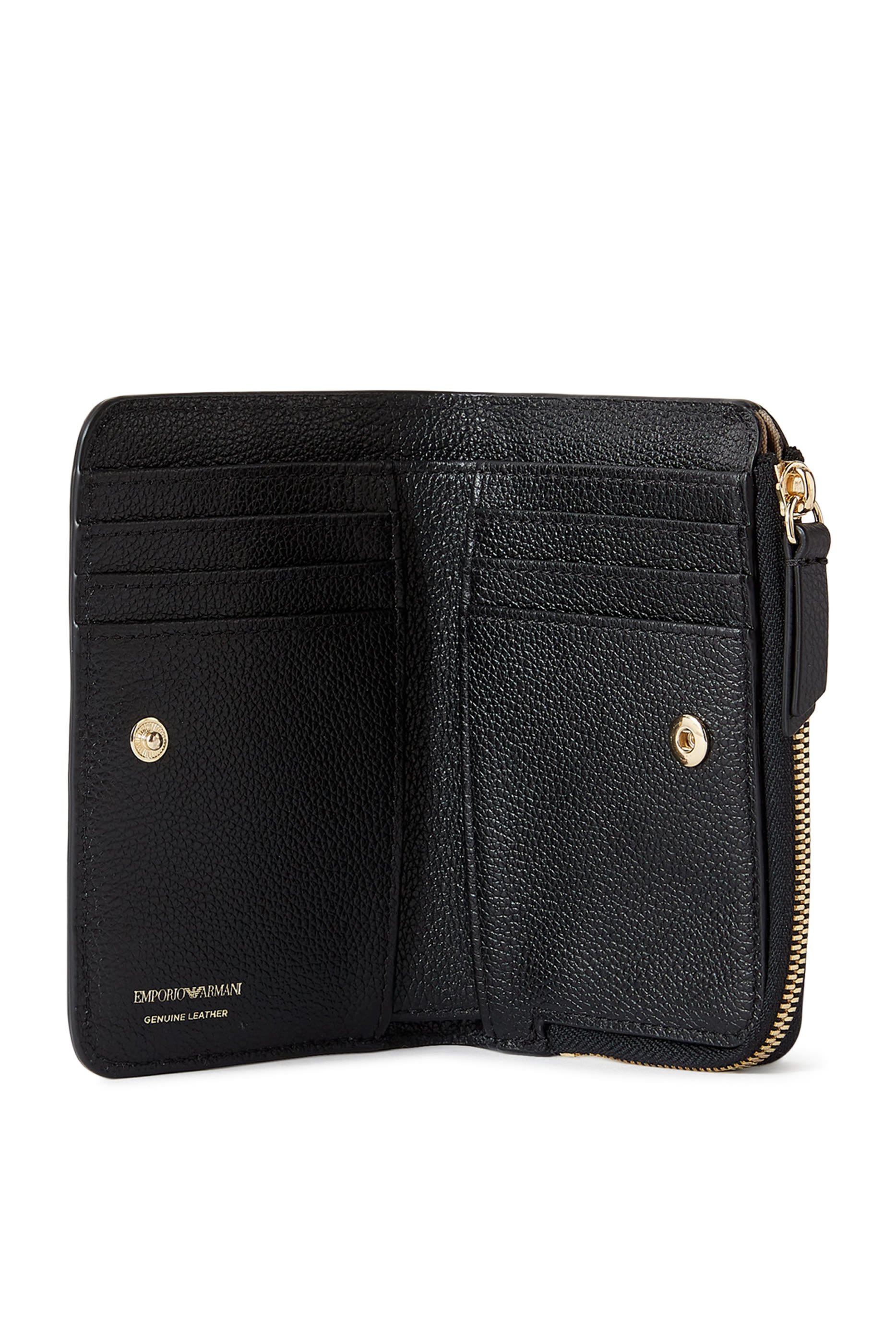 Logo Bi-Fold Zip Wallet