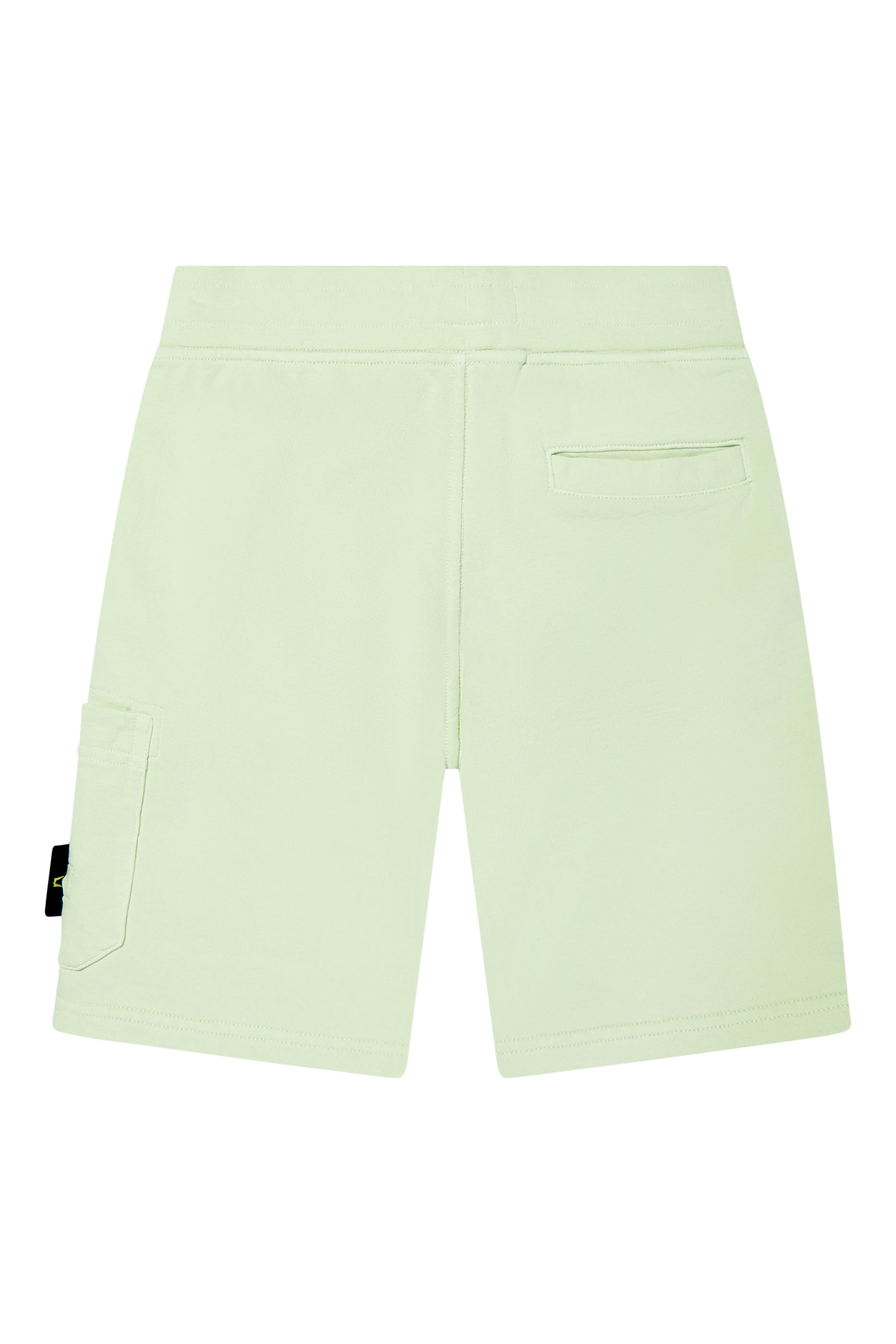 Kids Cotton Fleece Cargo Bermuda Shorts