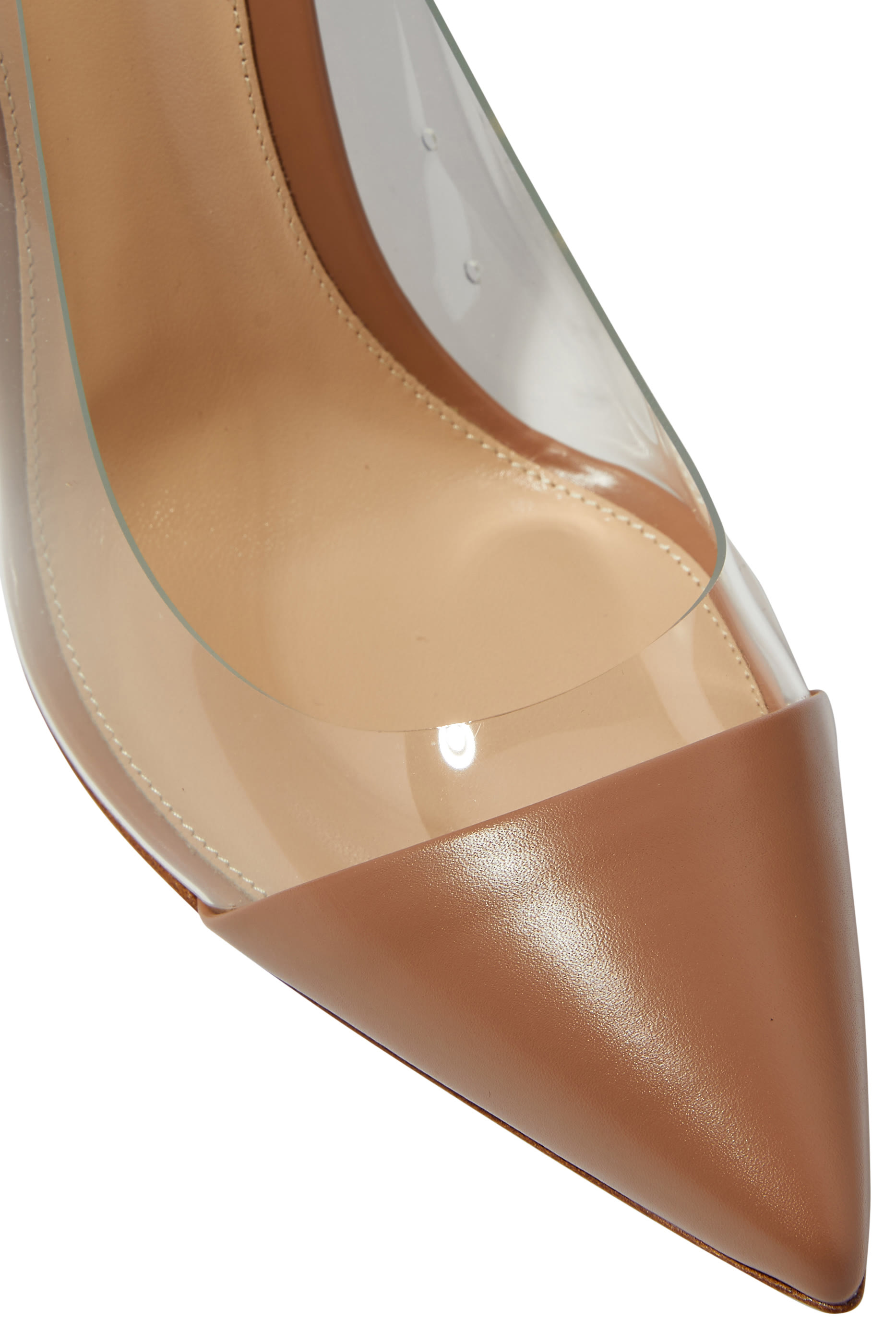 Plexi And Nappa Leather Pumps