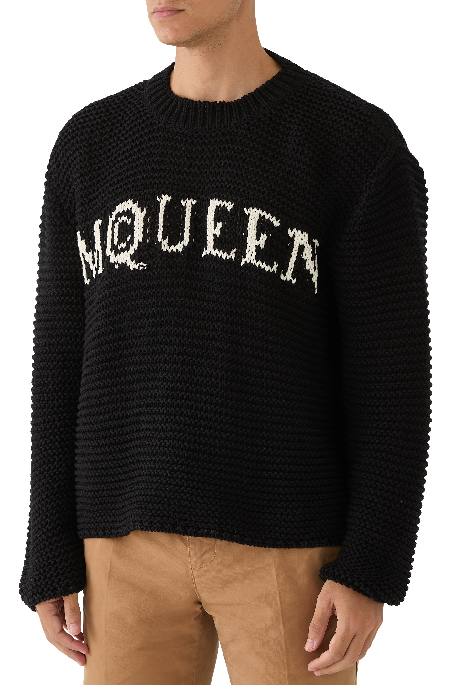 Logo Textured Jumper