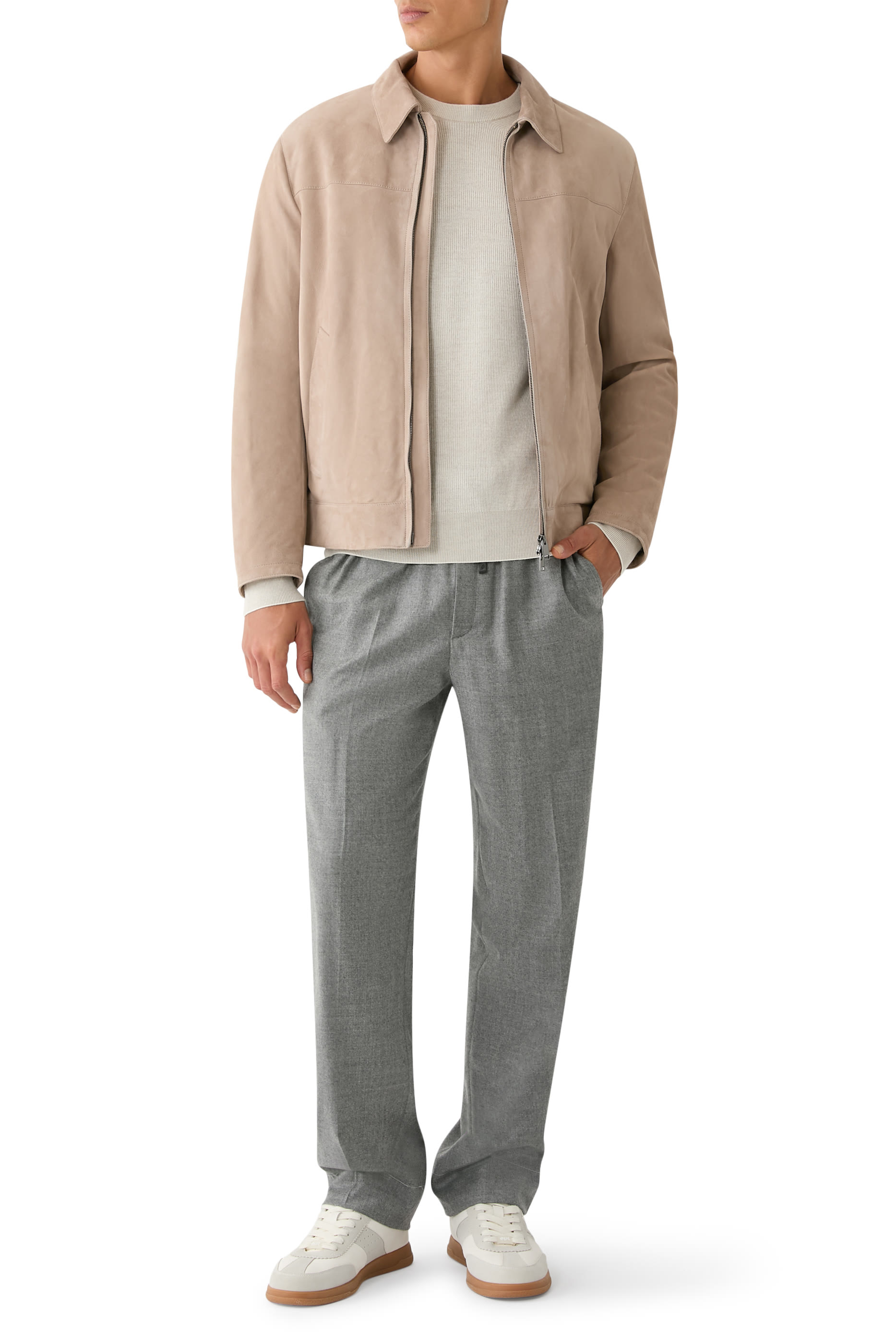 Cashmere and Wool Long Sleeves Sweater