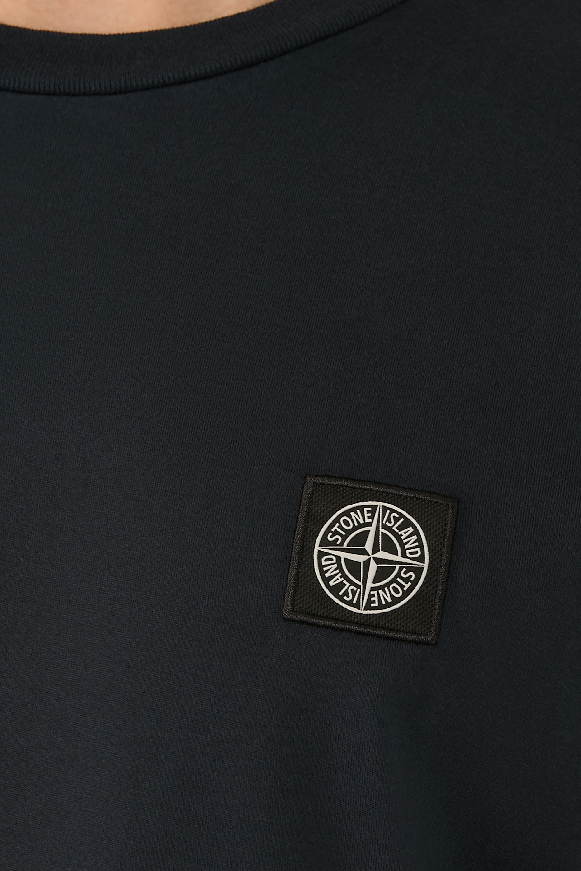 Compass Logo Patch Slim-Fit T-Shirt