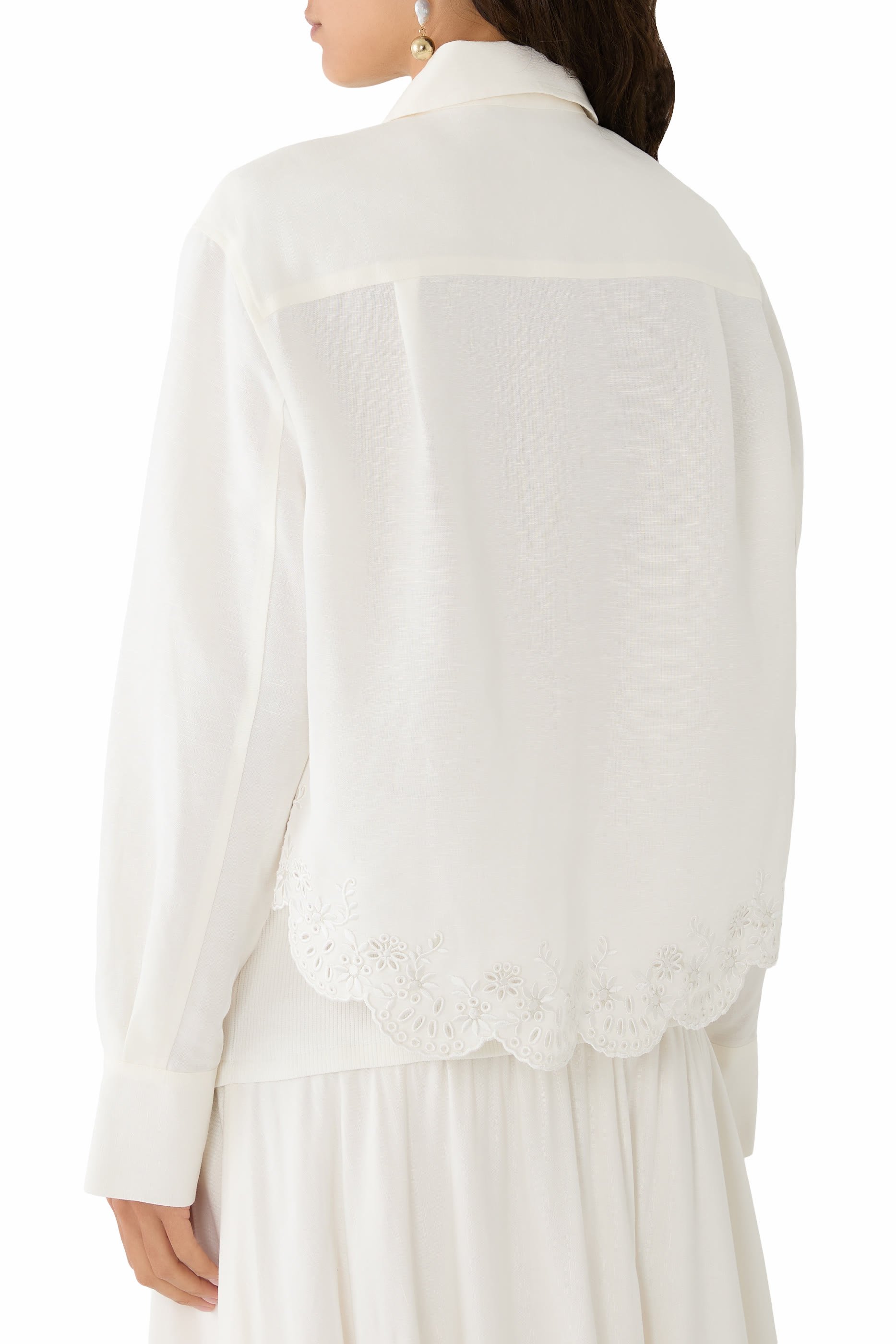 Ames Embroidered Linen Shirt