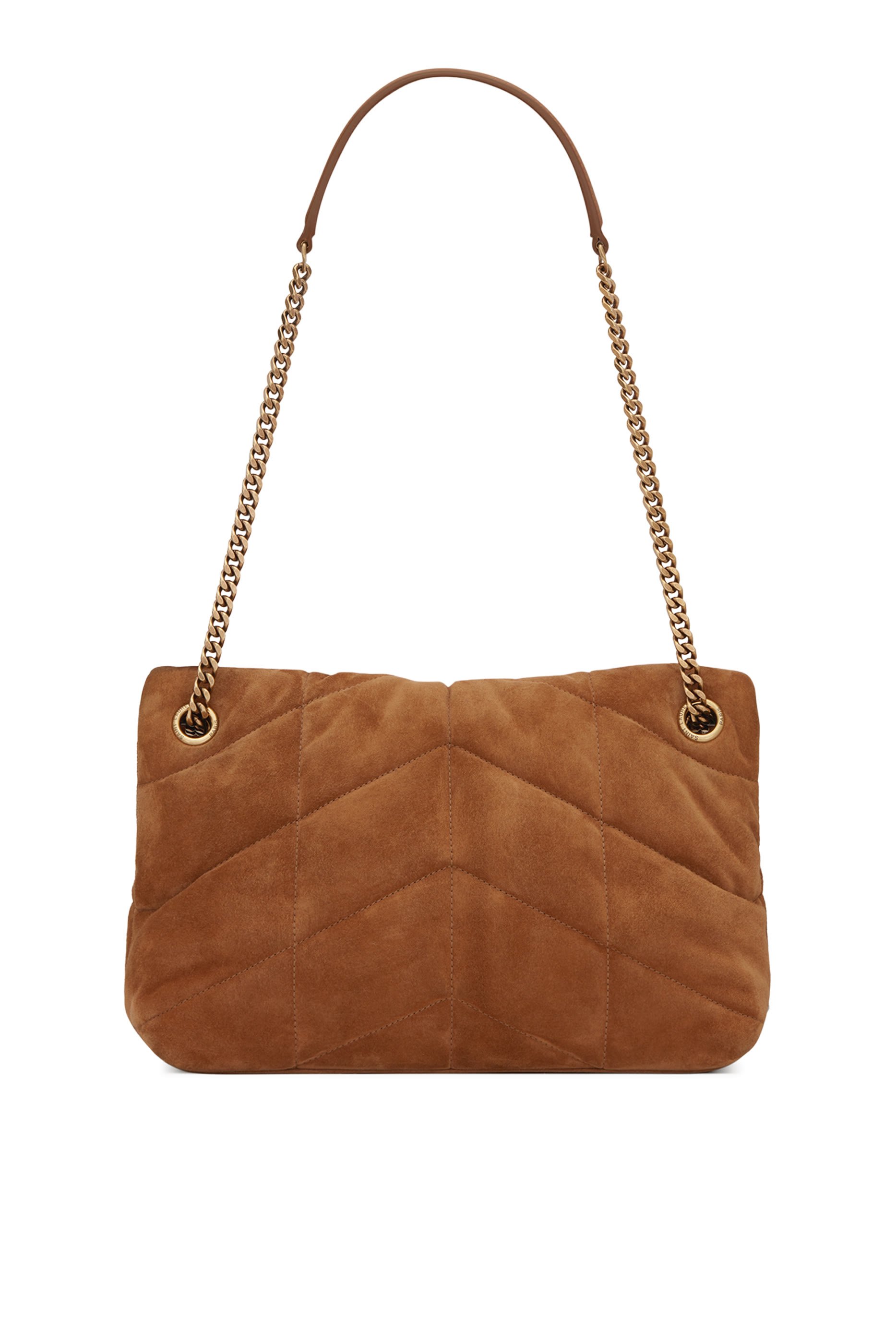 Puffer Small Bag in Suede 