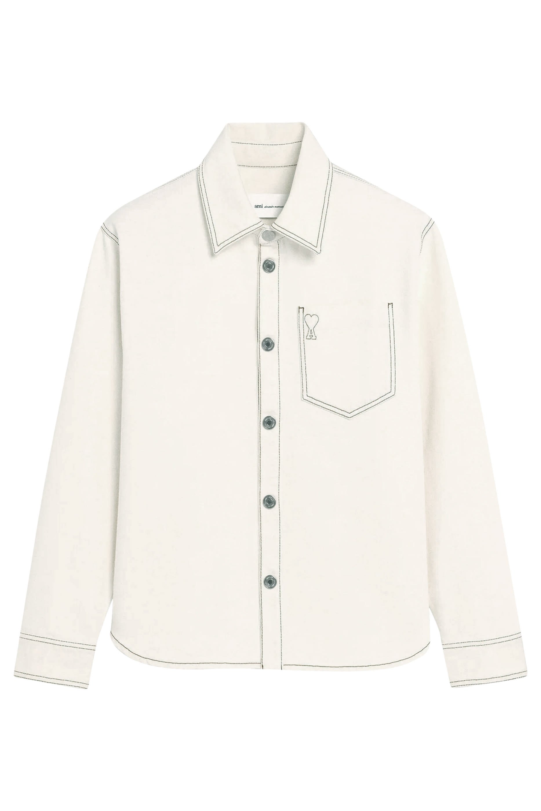 Point-Collar Shirt Jacket