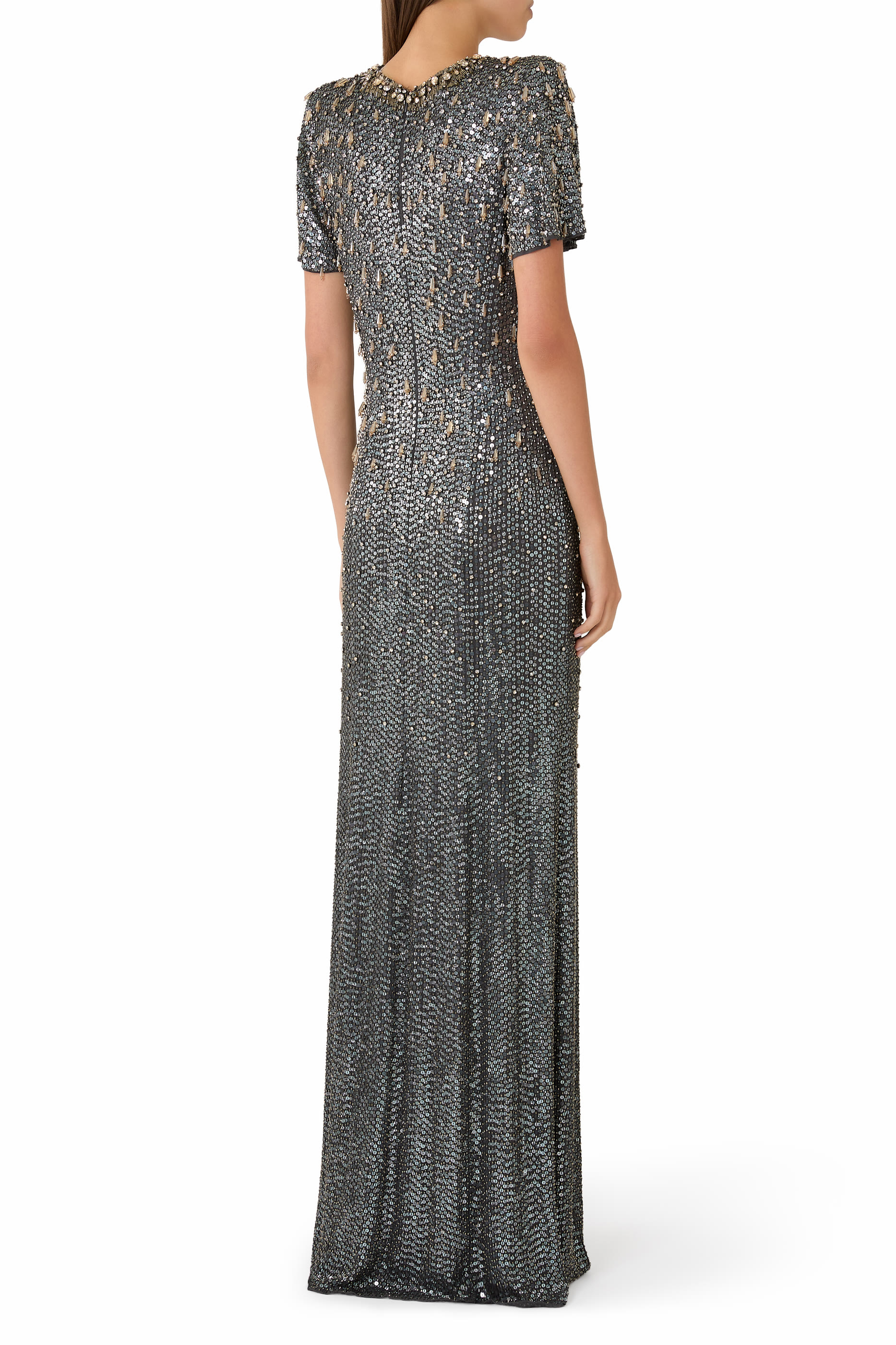 Serenity Sequin-Embellished Gown