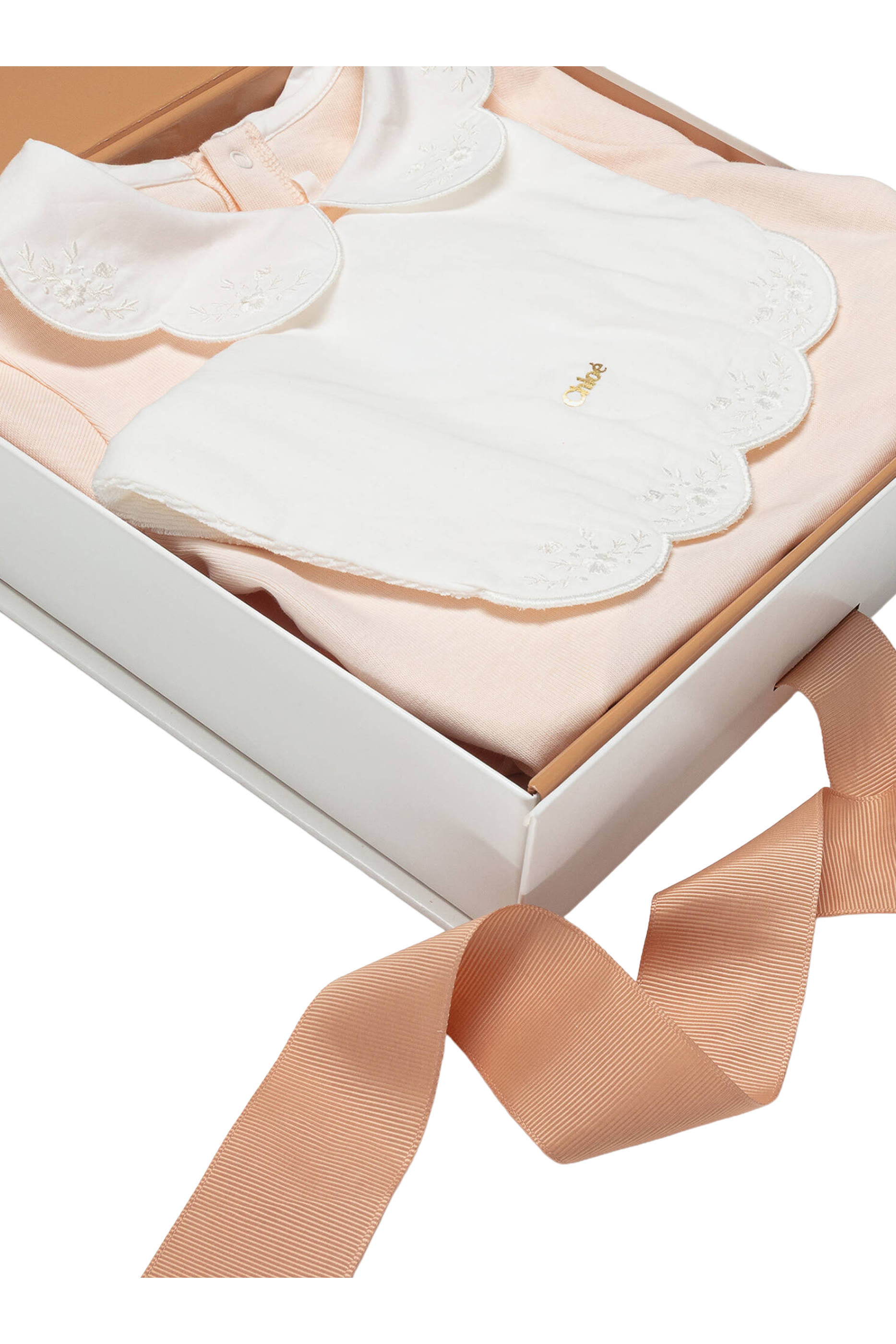 Kids Cotton Jumpsuit & Bib Set 