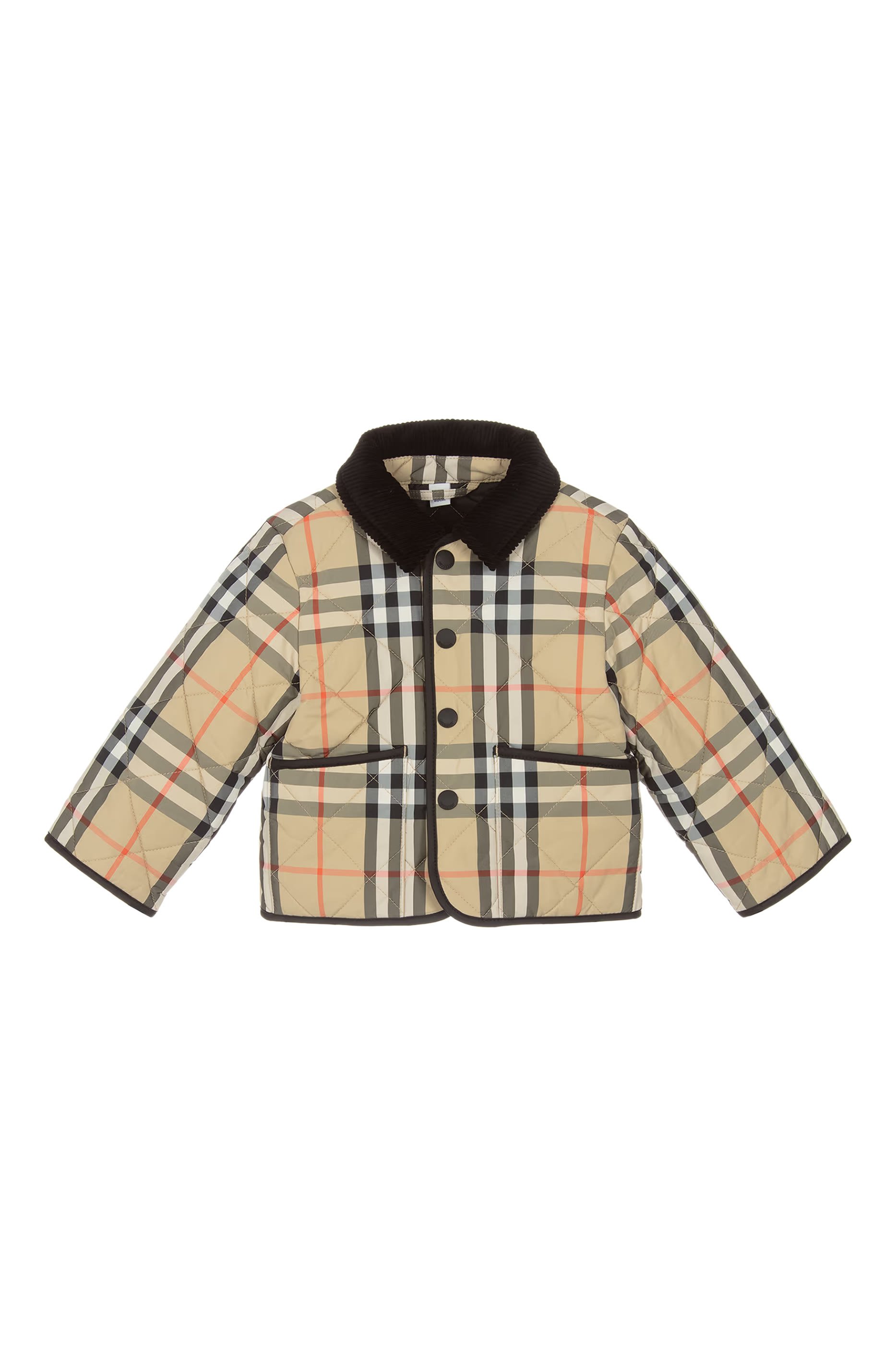 Kids Check Quilted Barn Jacket