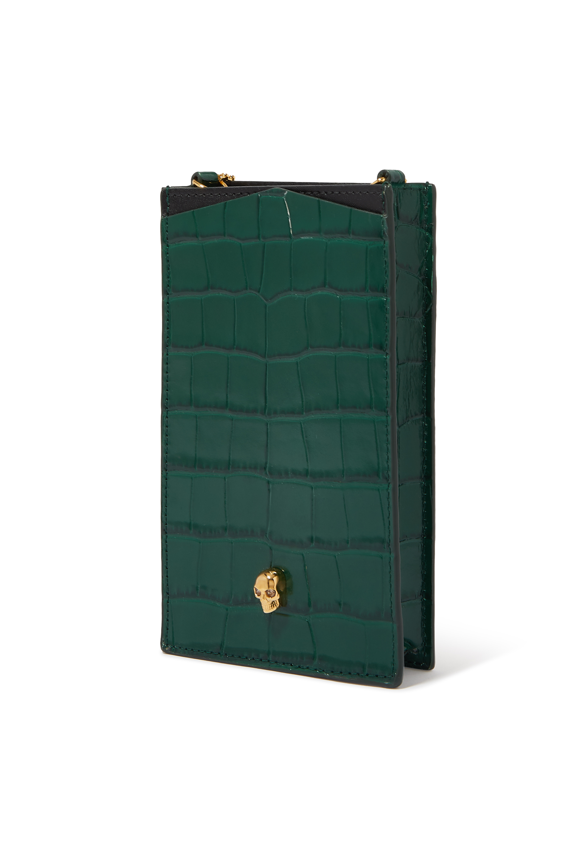 Skull Chain-Strap Phone Case