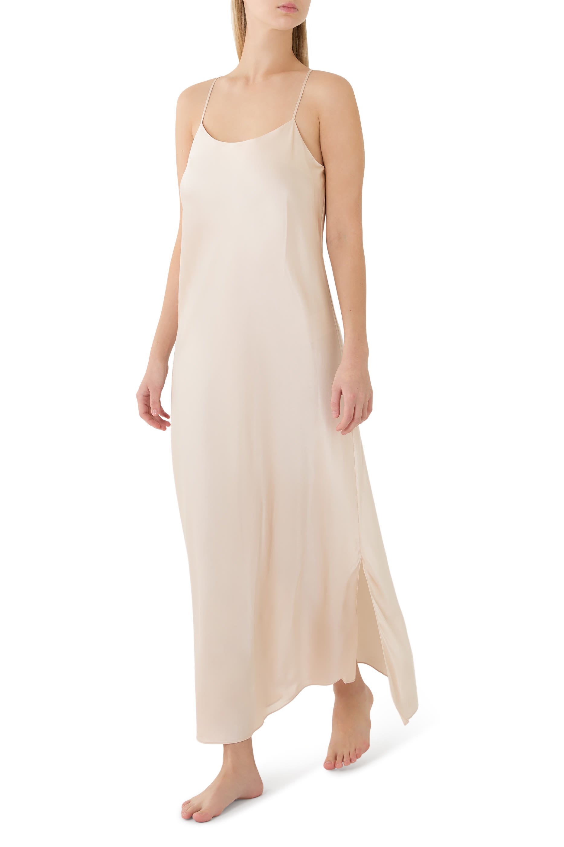  Silk Cross Back Maxi Nightie