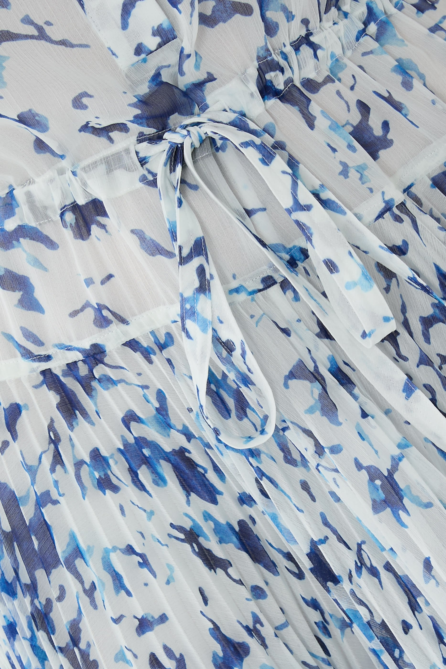 Jones Dress in Printed Crinkle Chiffon