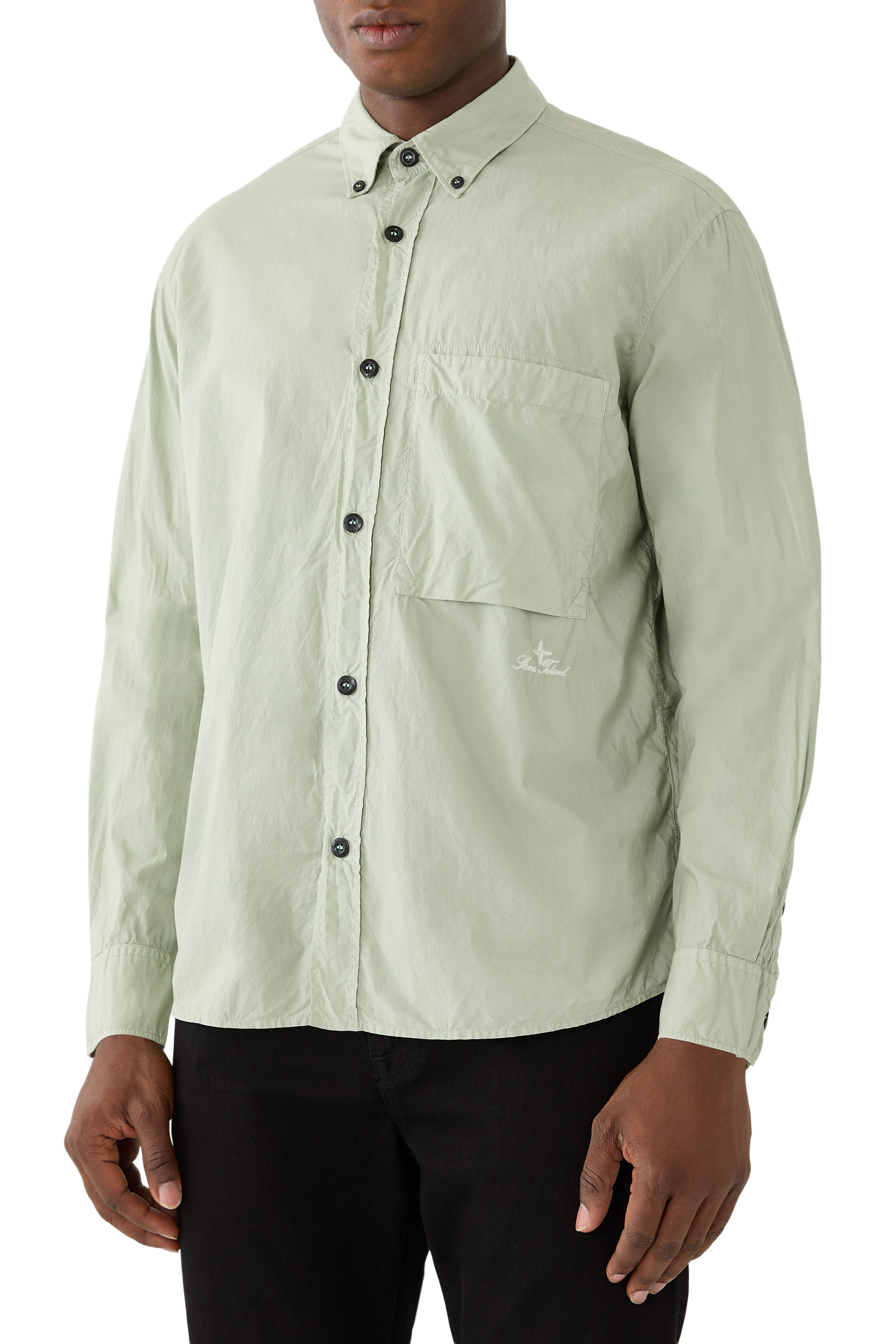 Organic Cotton Tela &lsquo;Paracadute&rsquo; Overshirt
