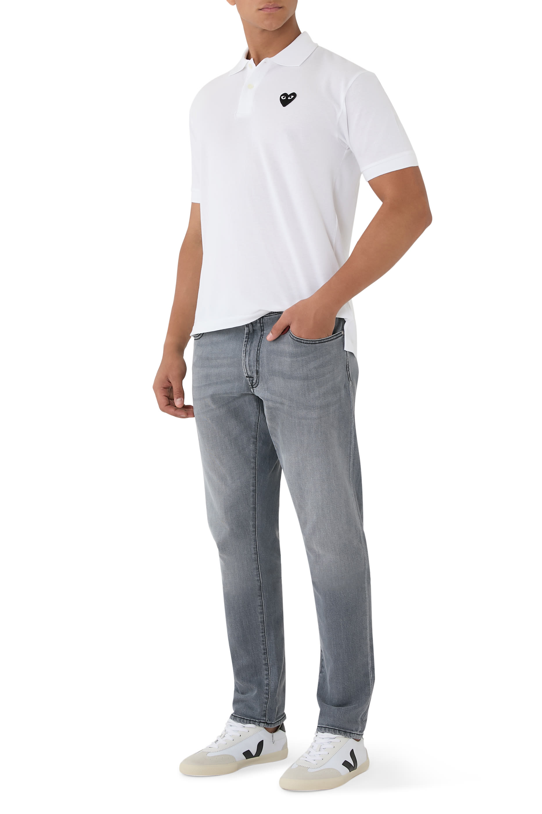 Black Emblem Polo T-shirt