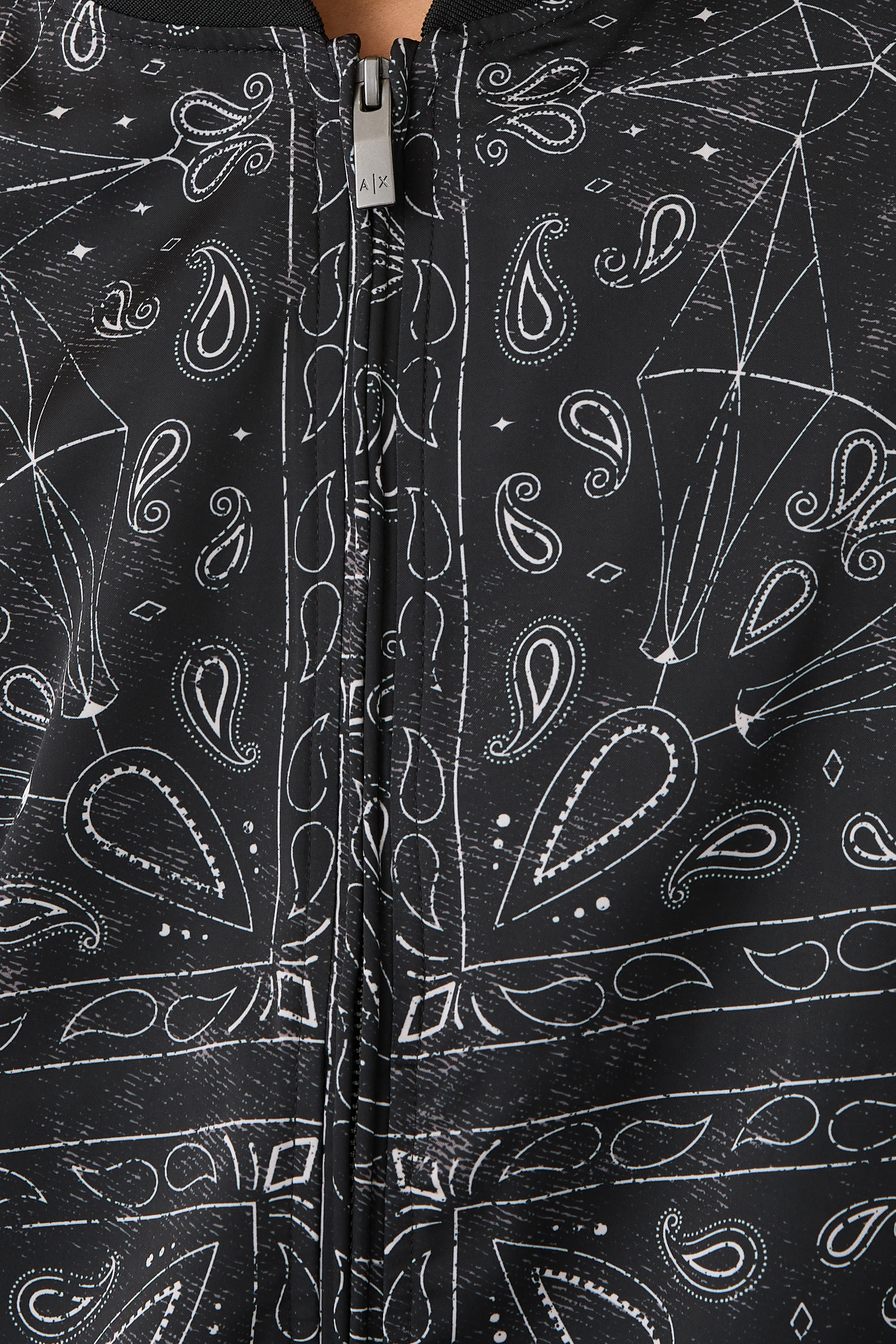 Kaleidoscope Pattern Bomber Jacket