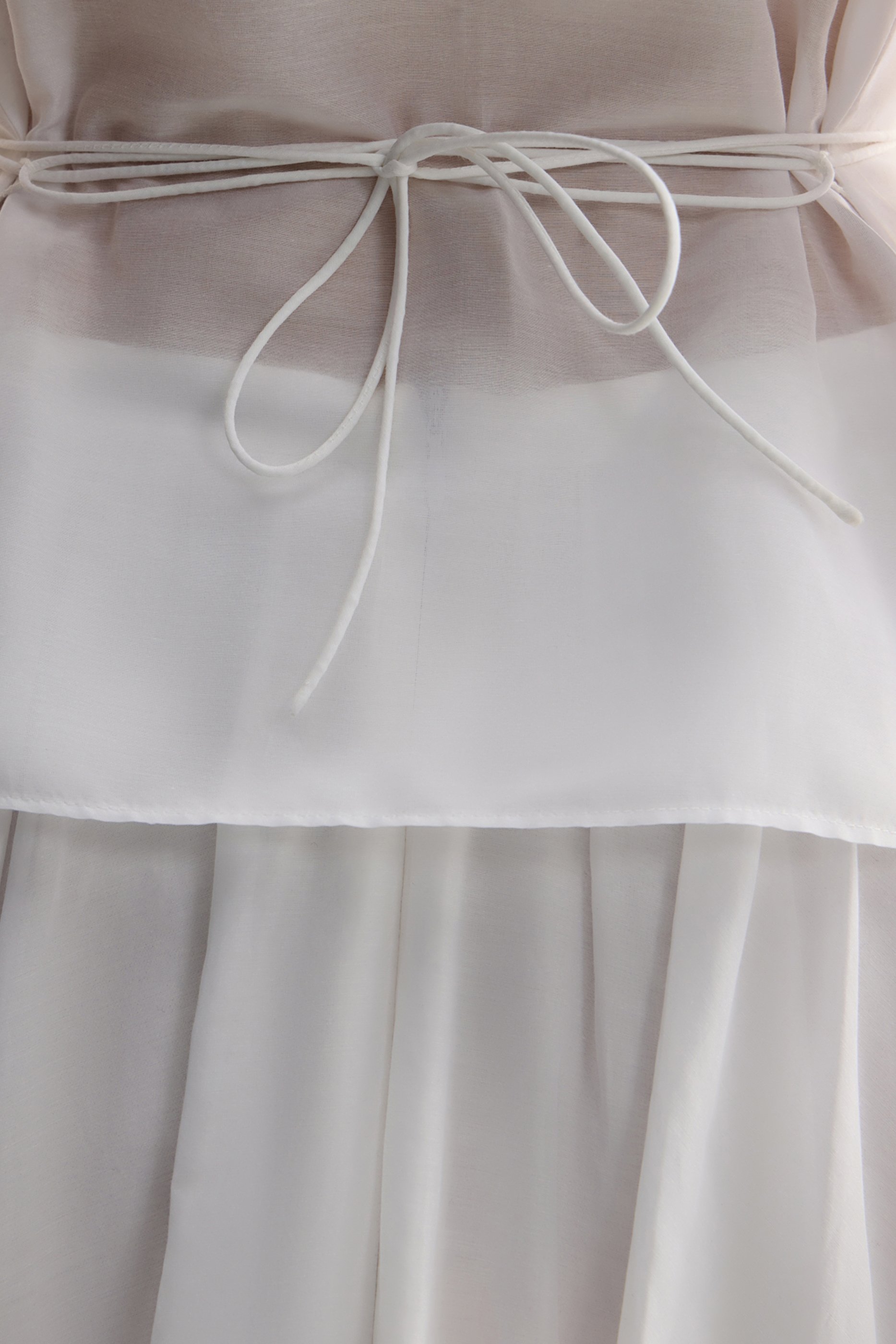 Button-Up Belted Top