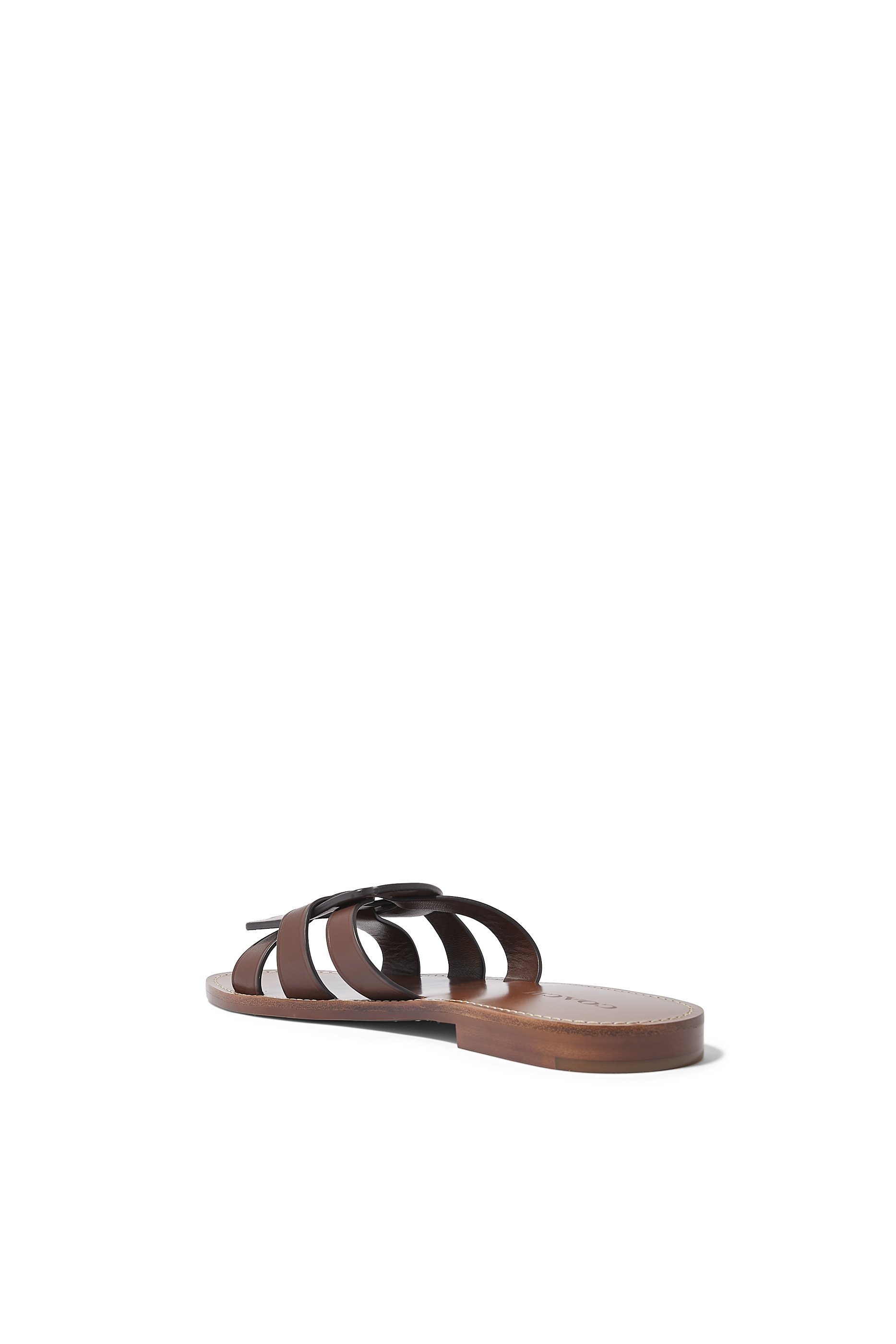 Issa Leather Flat Sandals
