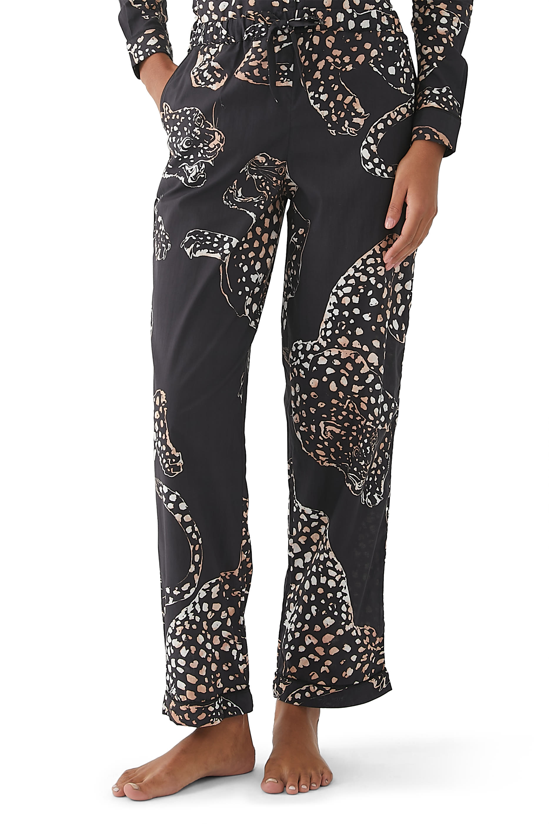 Jaguar Print Pajama Set
