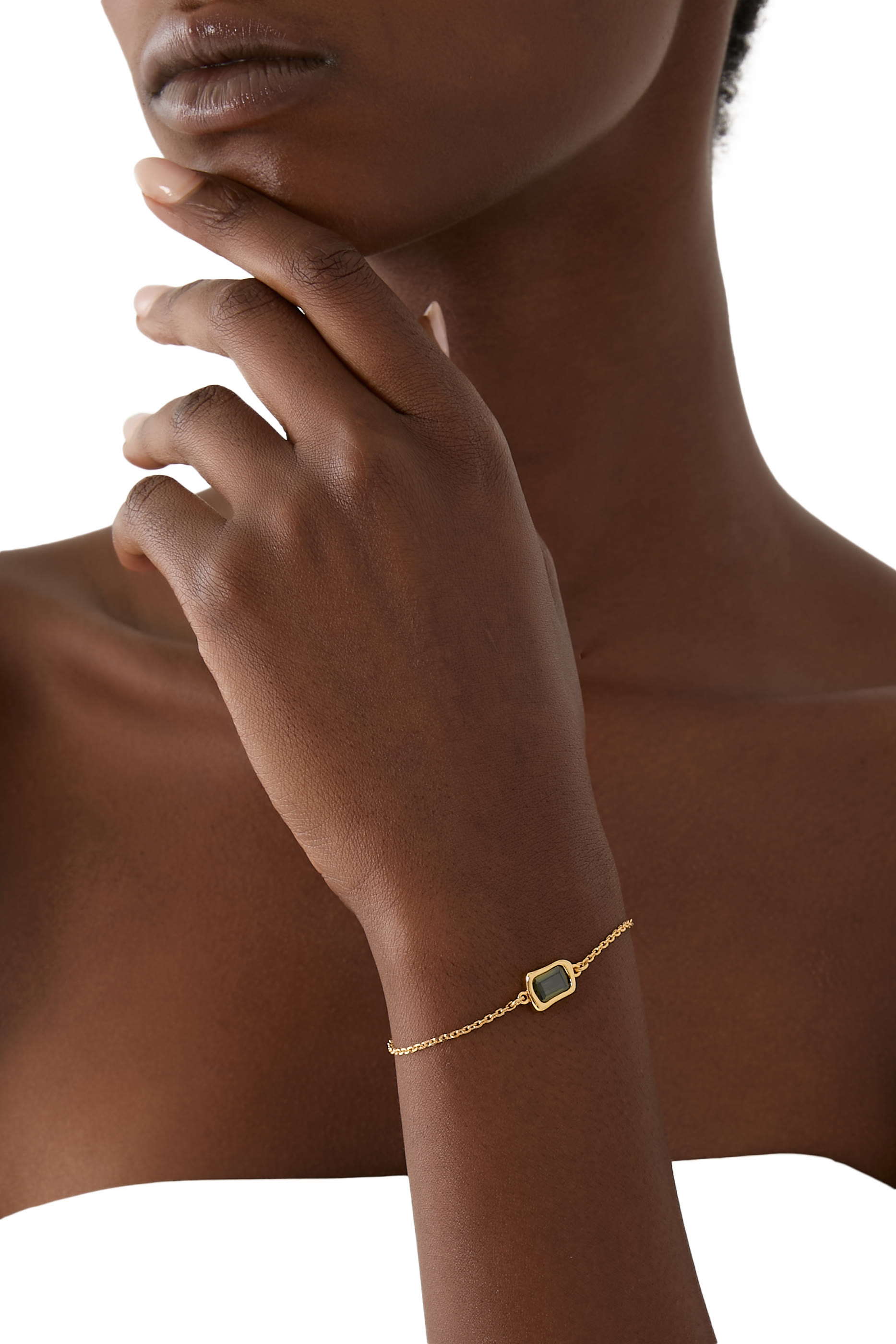 Molten Glass Solitaire Bracelet