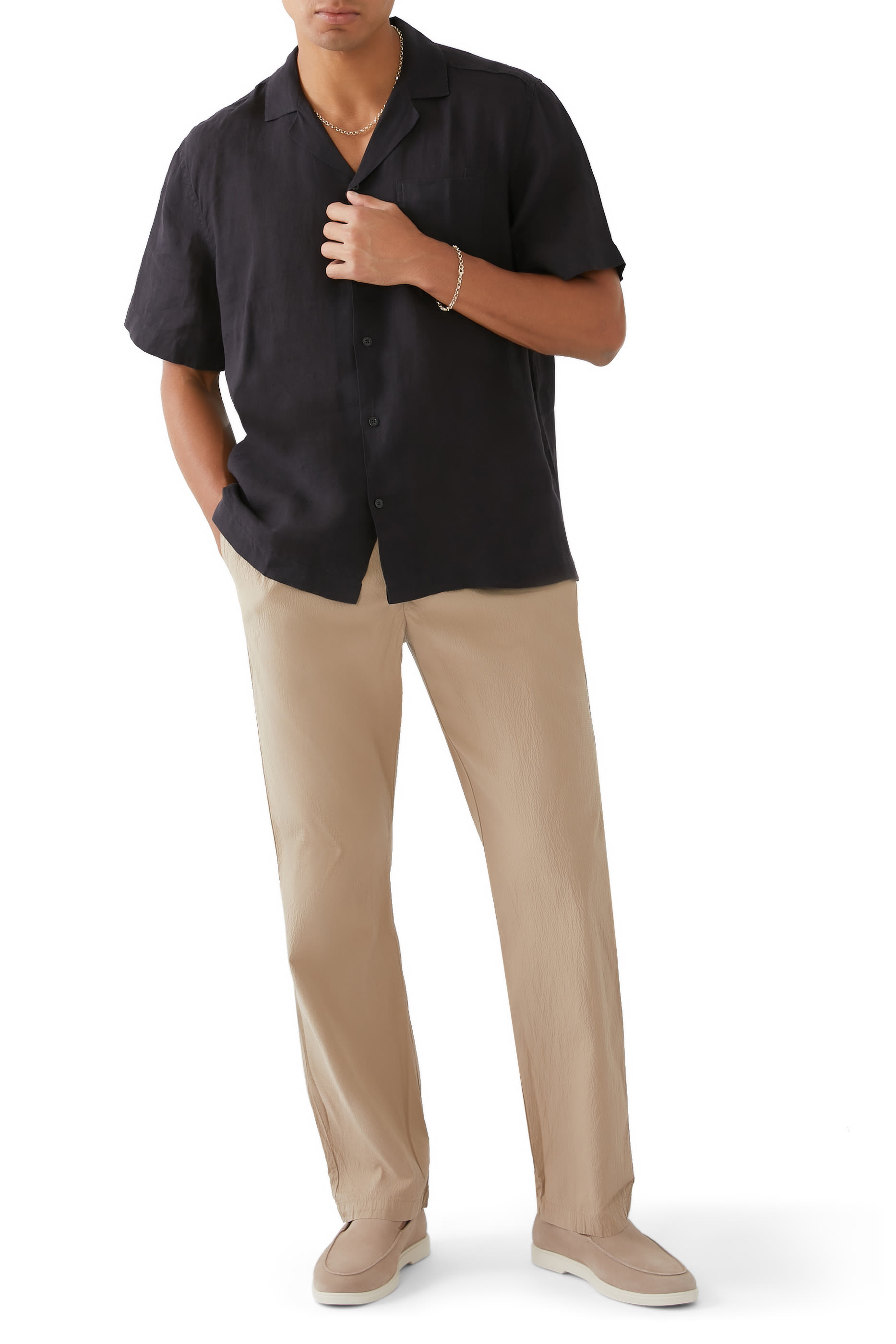 Rocha Seersucker Trousers