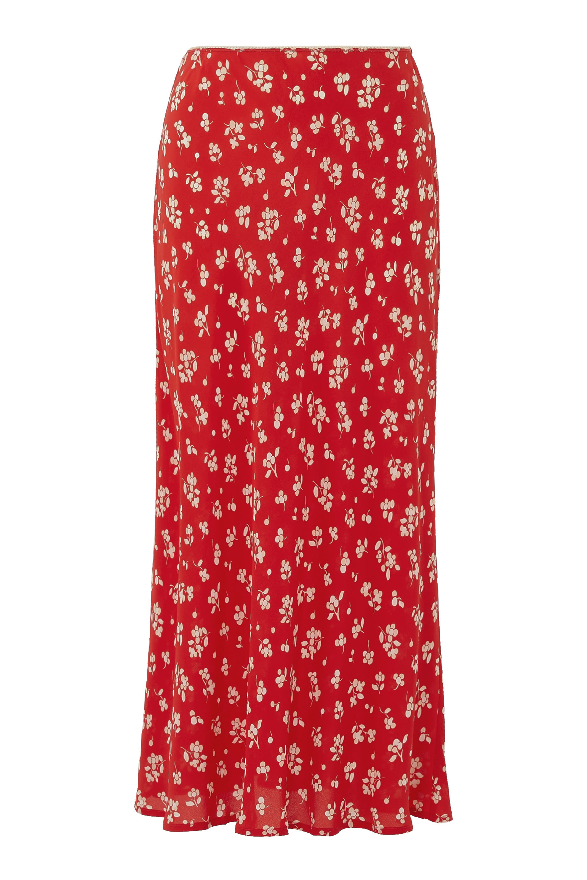 Ardith Floral Print Midi Skirt