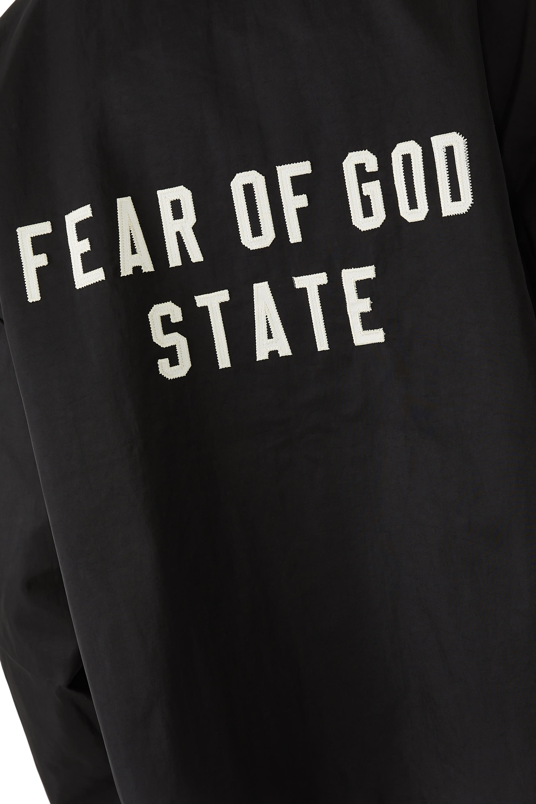 Essentials Textured Nylon Trucker Jacket