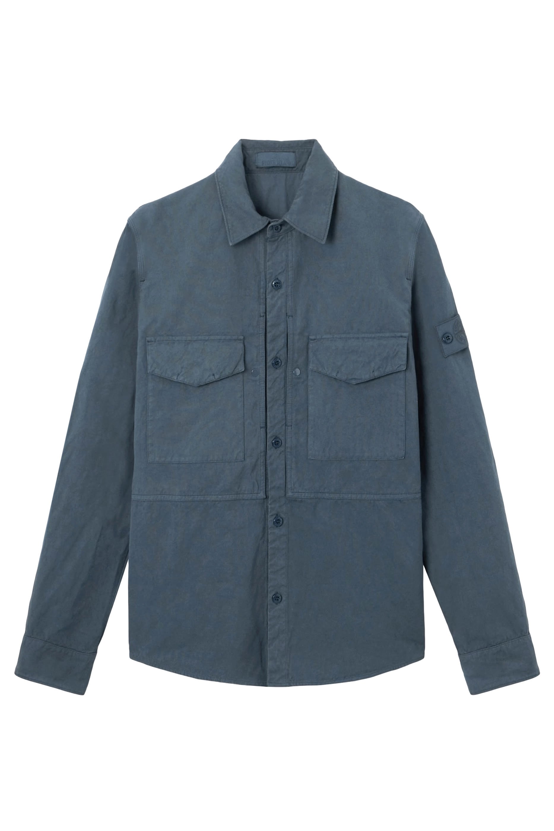 Logo Button Fastening Overshirt