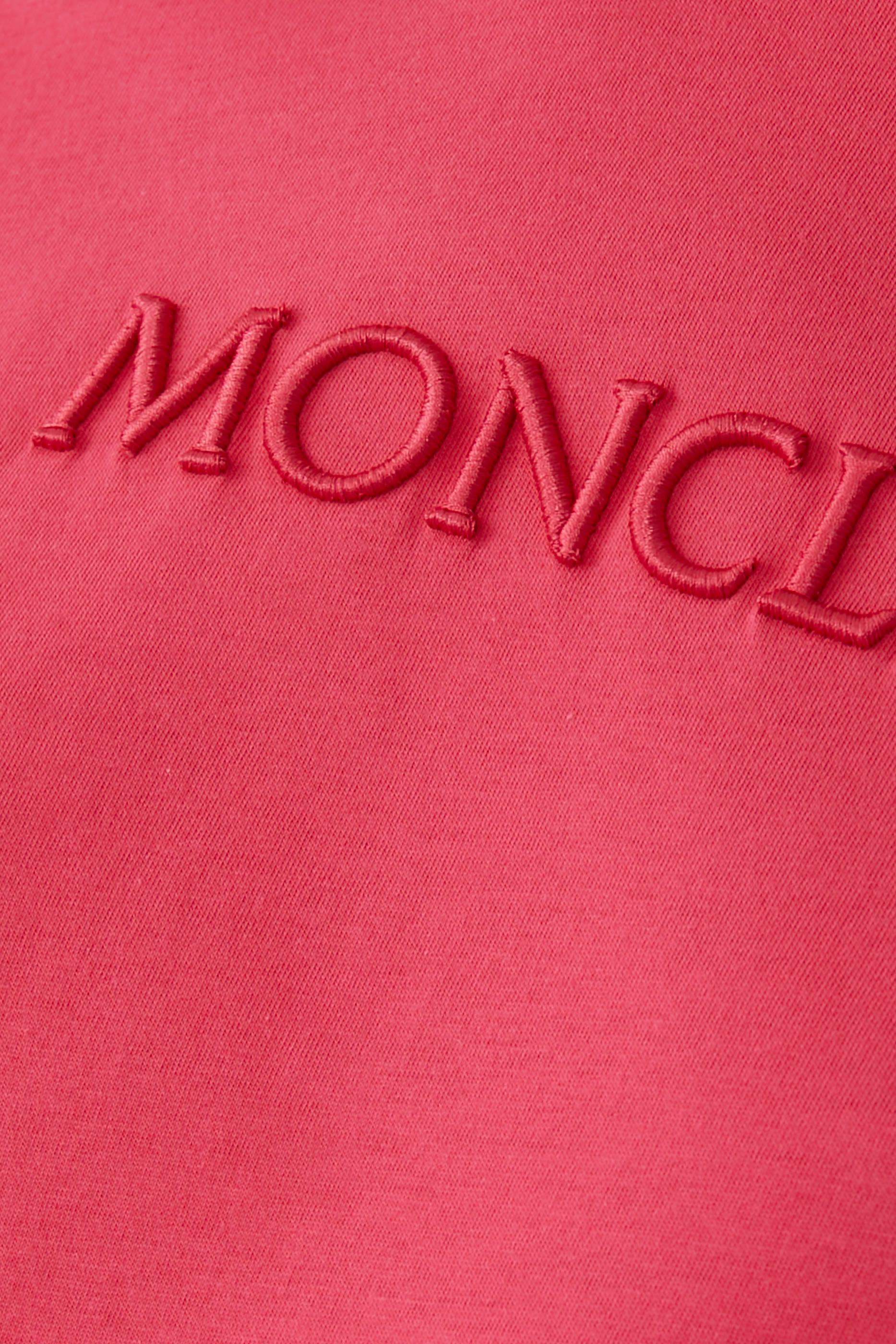 Embroidered Tonal Logo Cotton T-Shirt