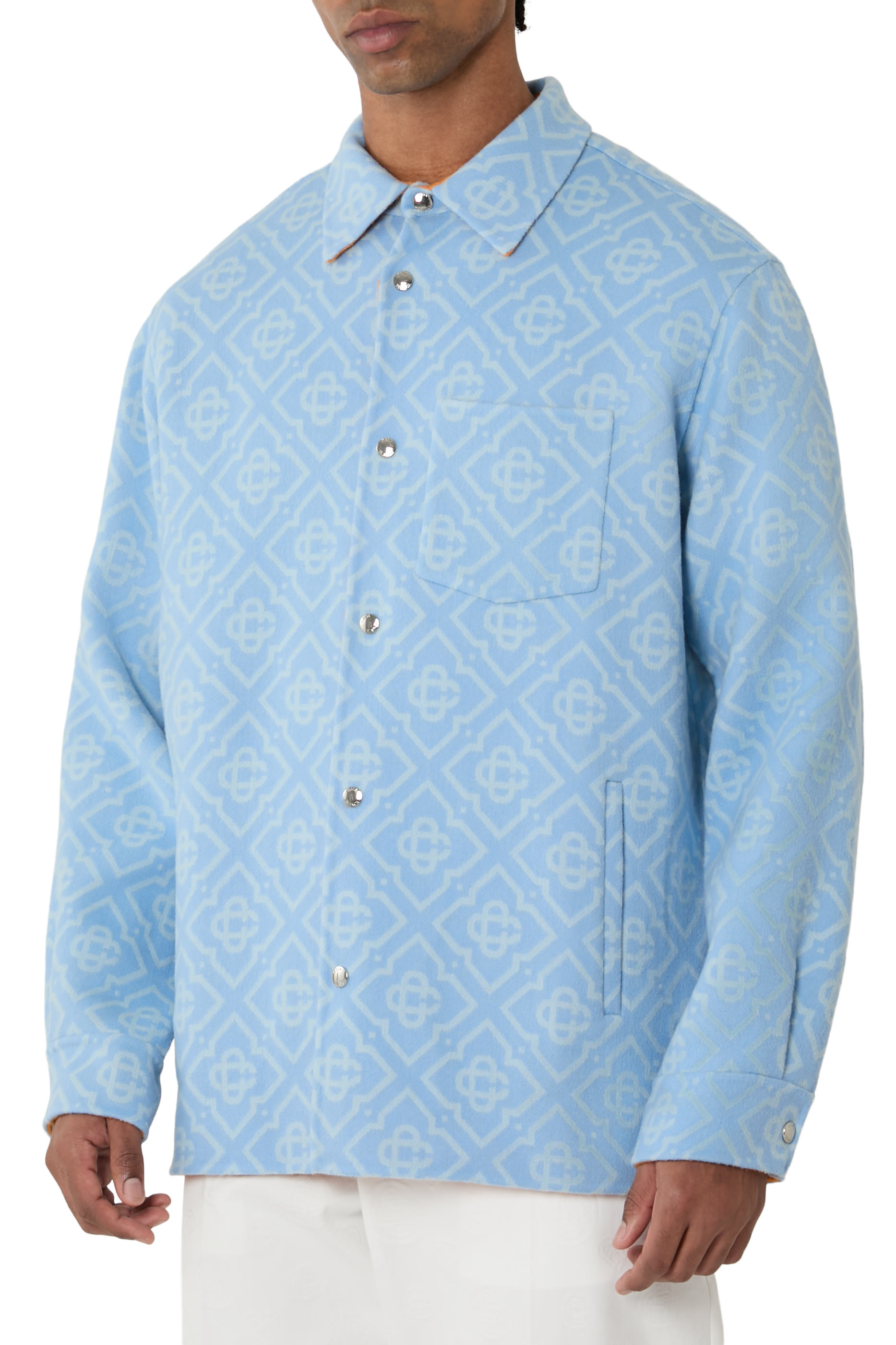 Monogram-Pattern Shirt