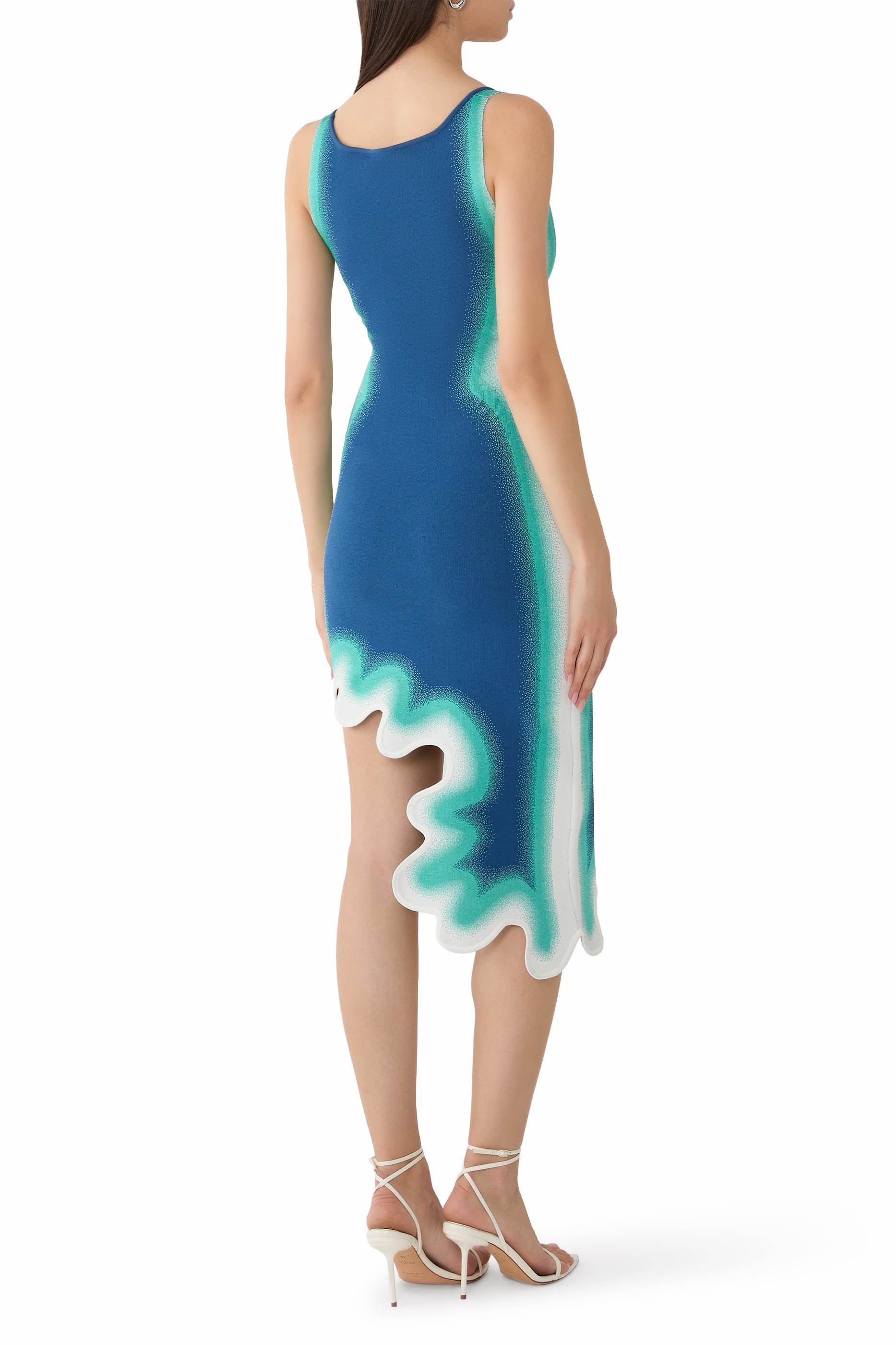Aster Reversible Wavy Asymmetric Dress