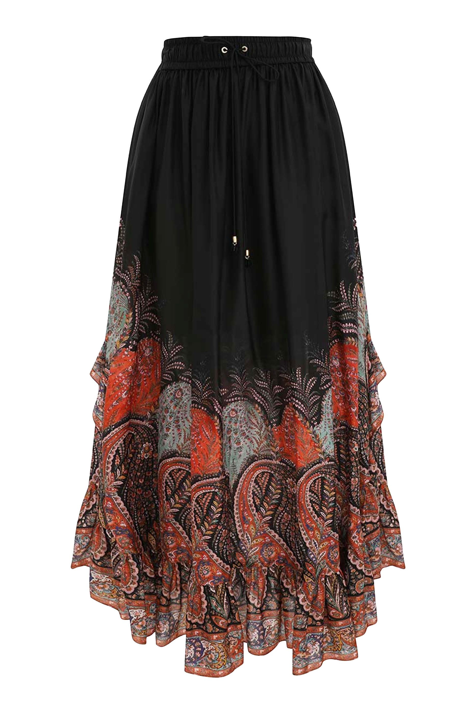 Rhiannon Ruffle Maxi Skirt