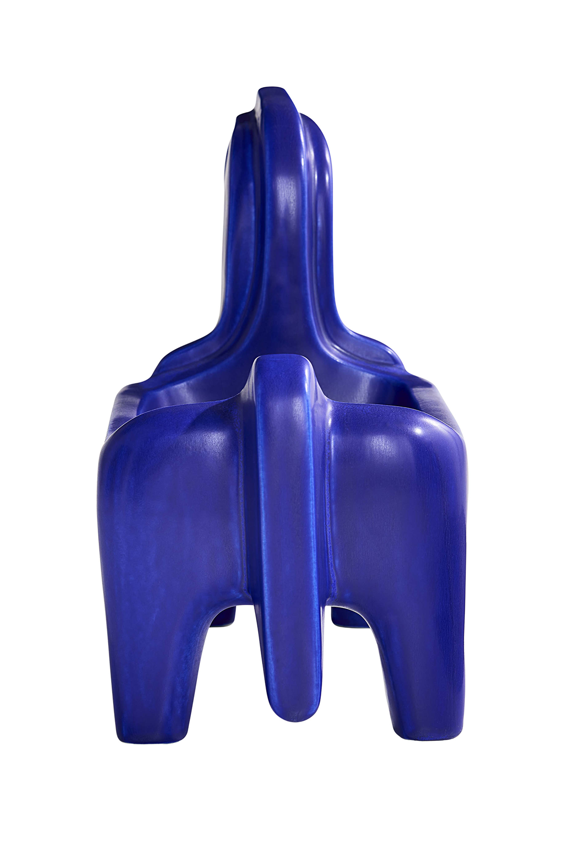 Cobalt Horse Bowl 