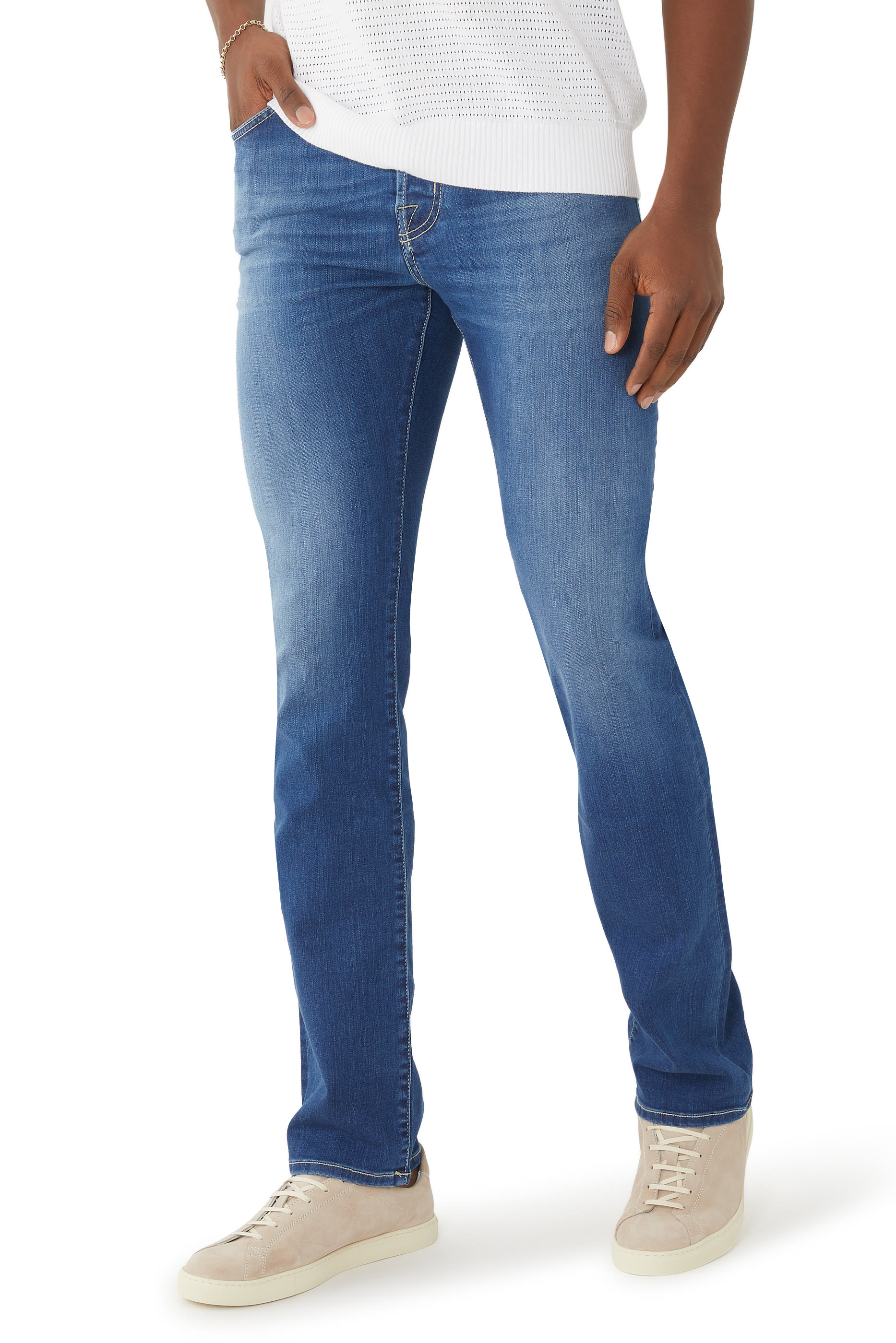 Racquet Leather Sneakers