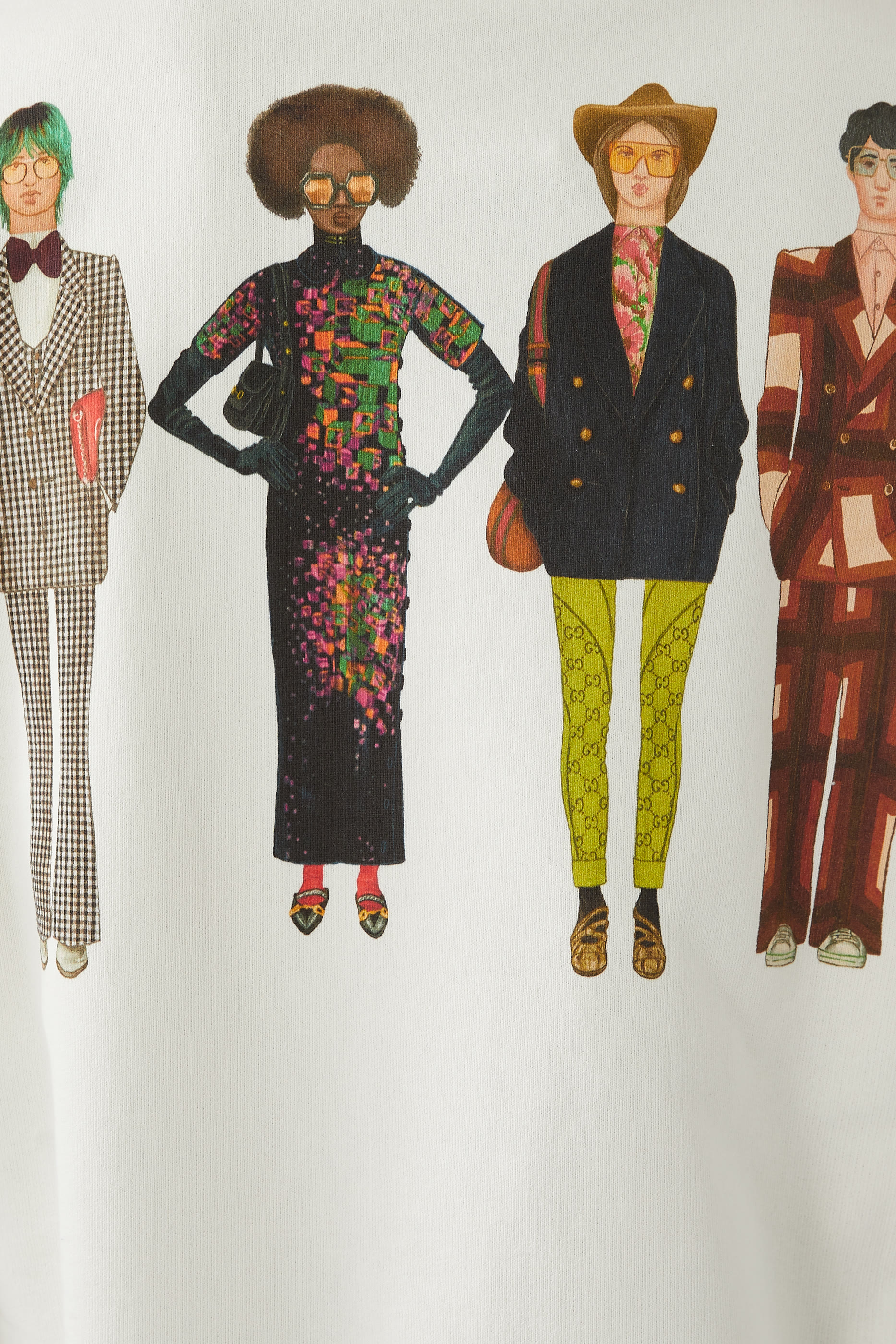 Exquisite Gucci Characters Sweatshirt