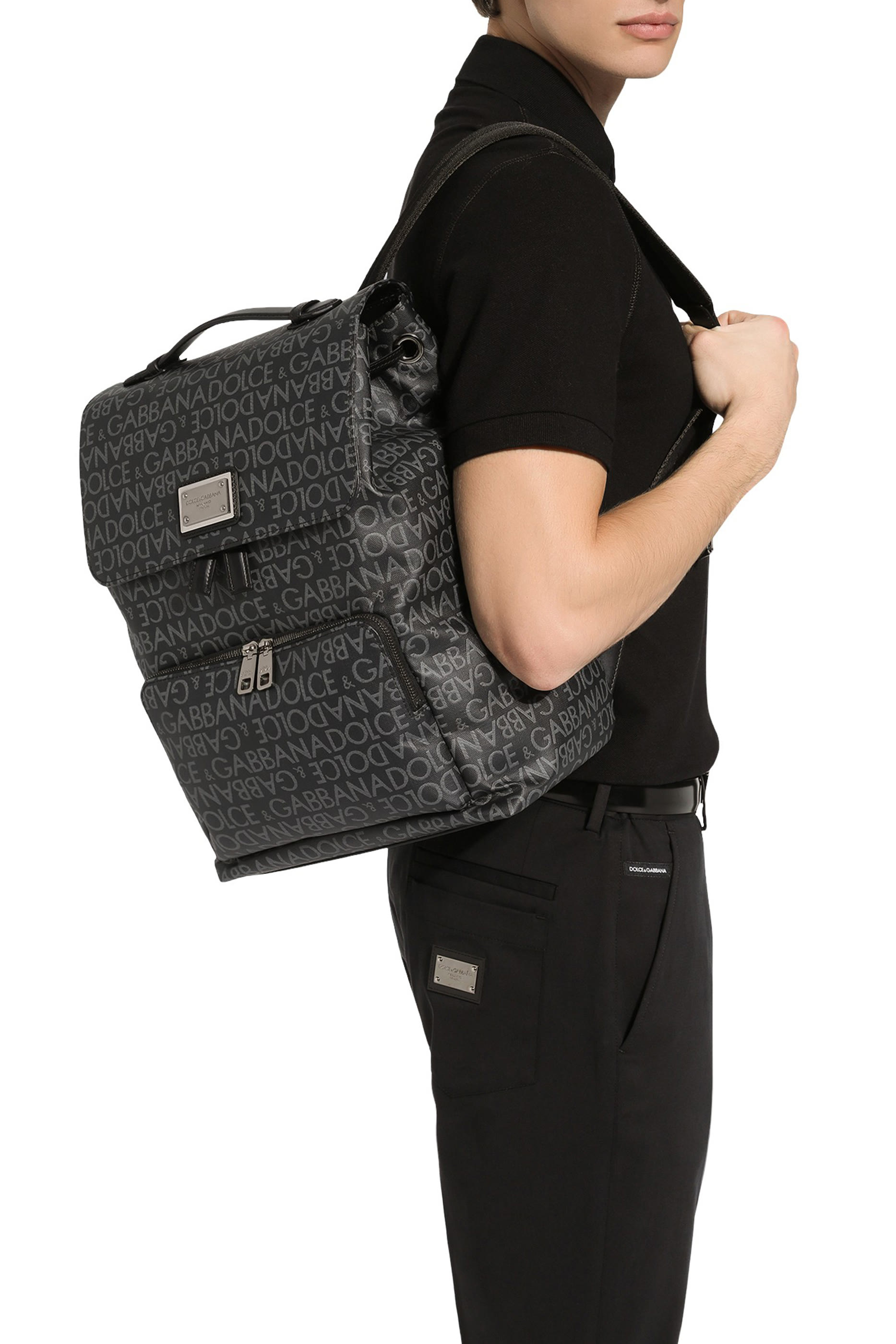 Coated Jacquard Backpack