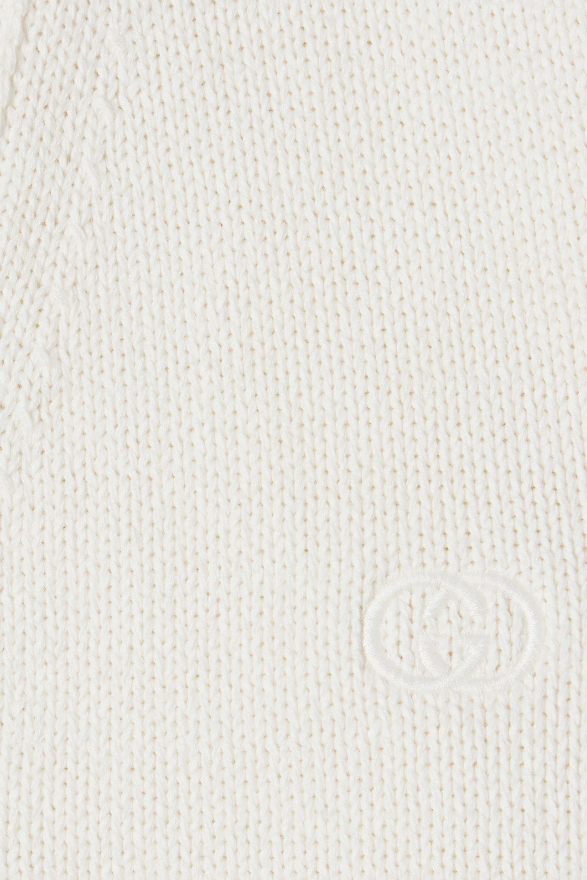 Embroidered Cotton Cardigan