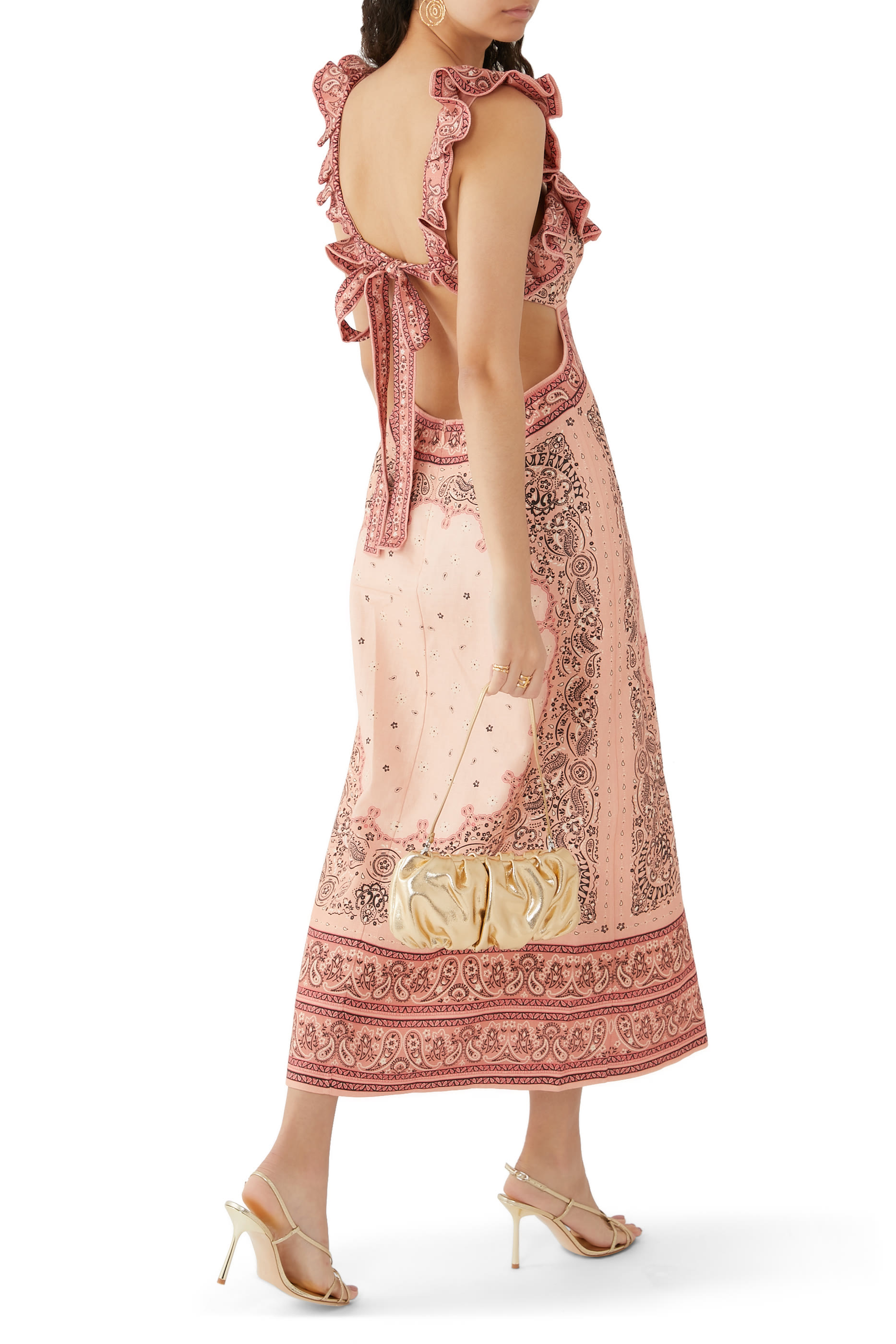 Matchmaker Frilled Midi Dress