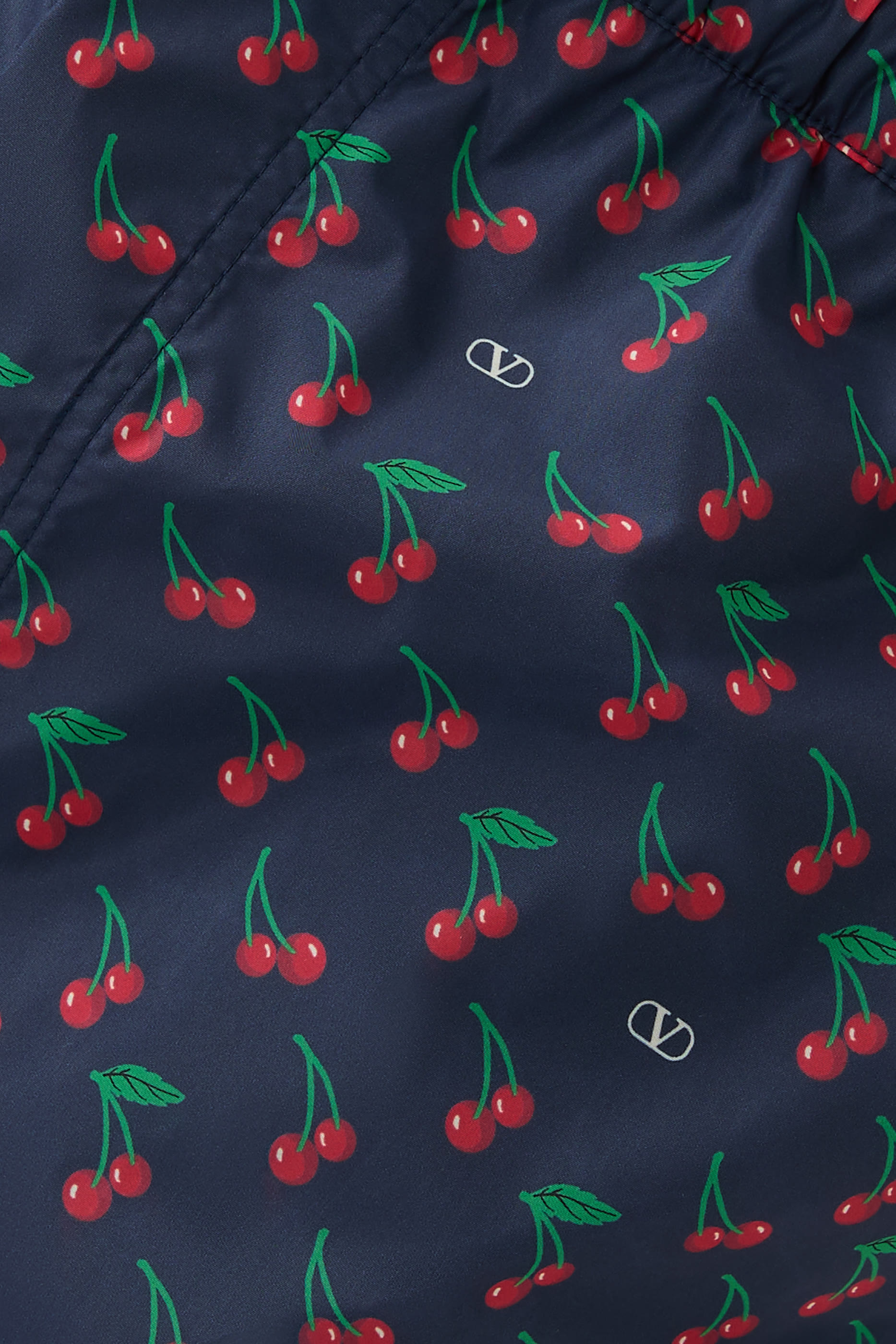 Cherryfic Print Nylon Swimsuit