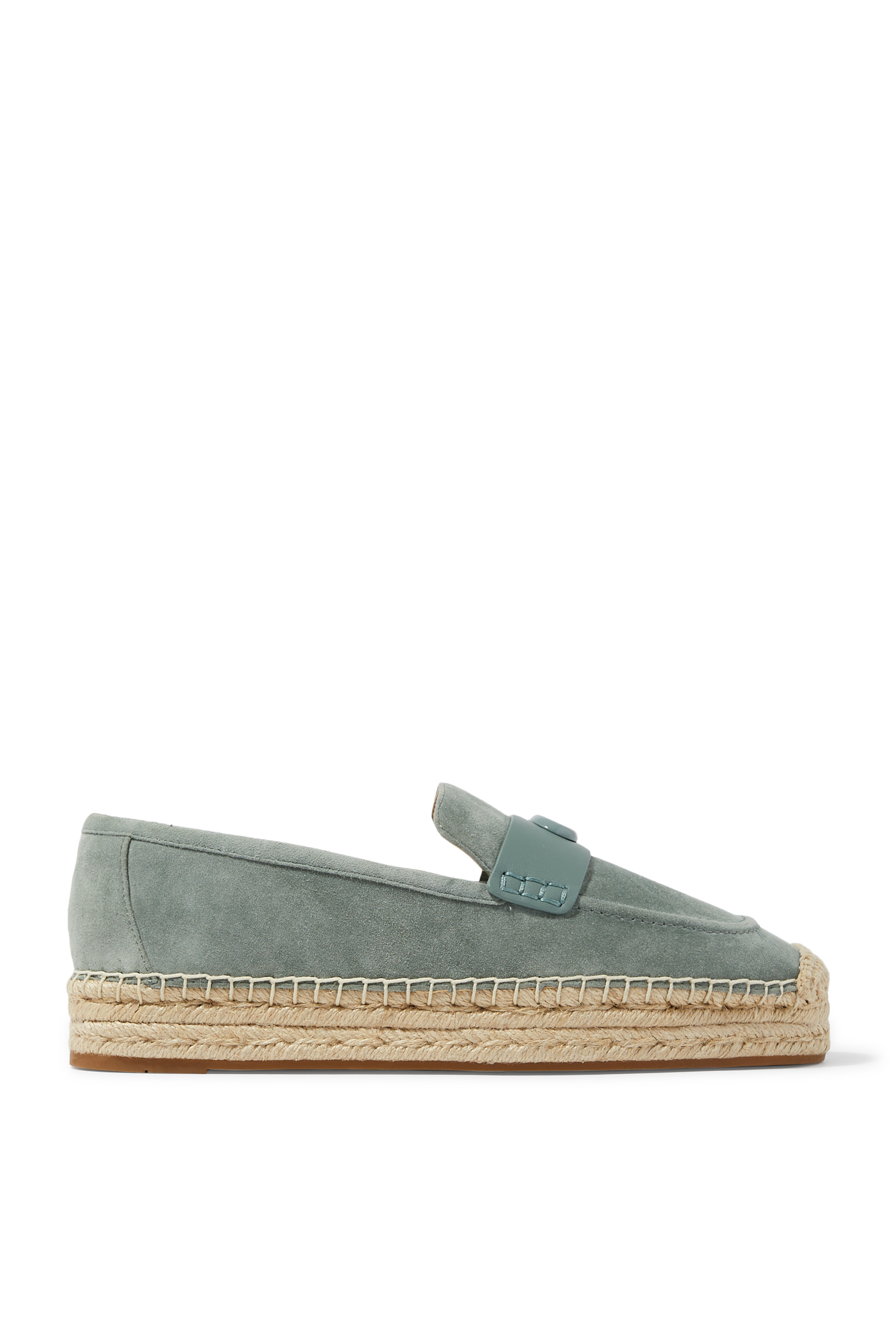 Camilla Monogram Suede Espadrilles
