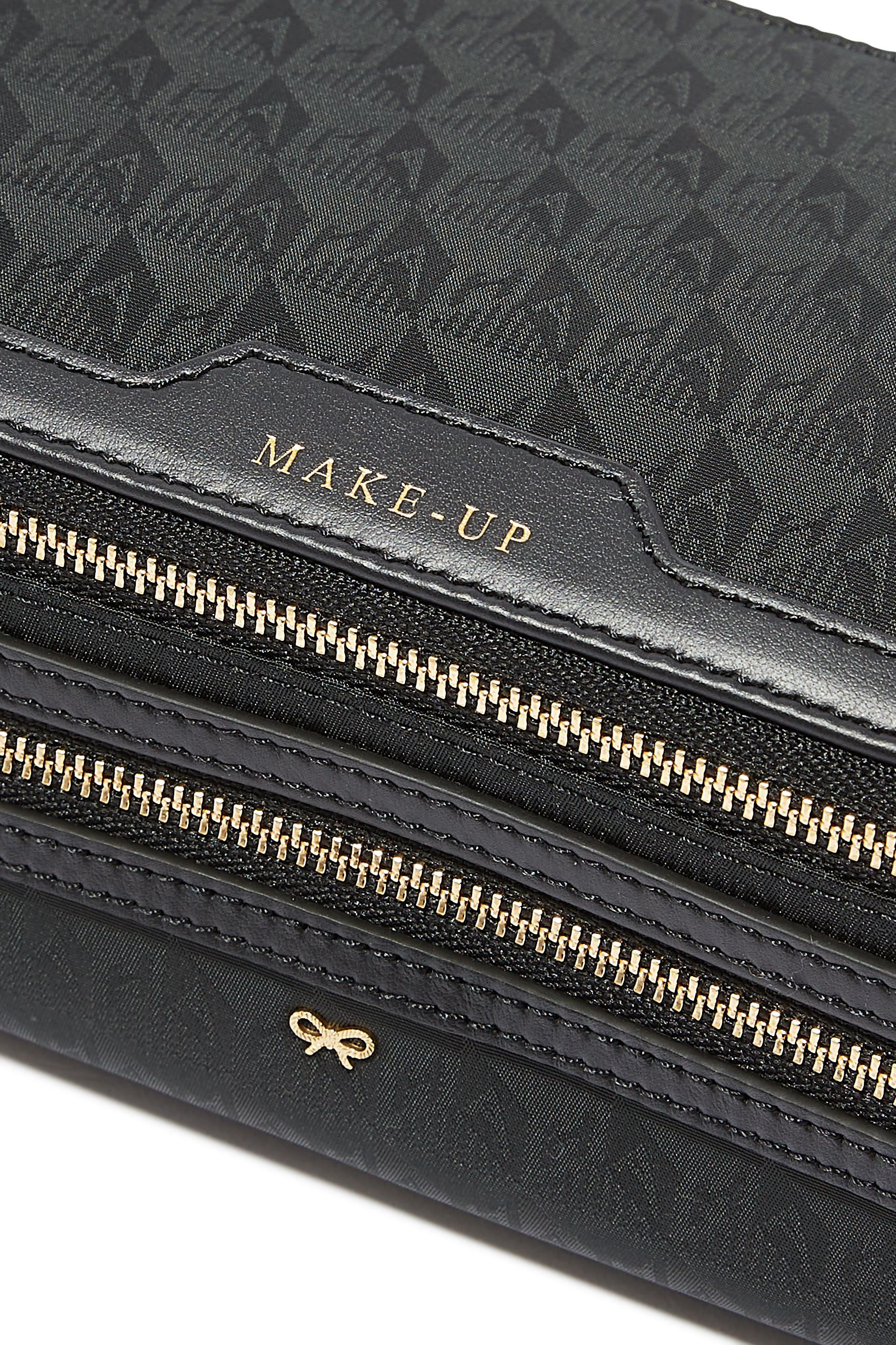 Logo Nylon Makeup Bag