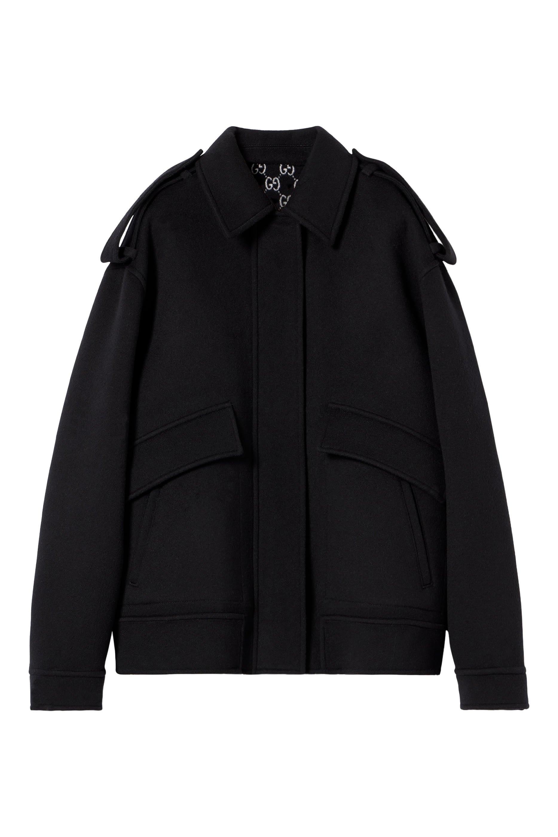  Silk Wool Bomber Jacket